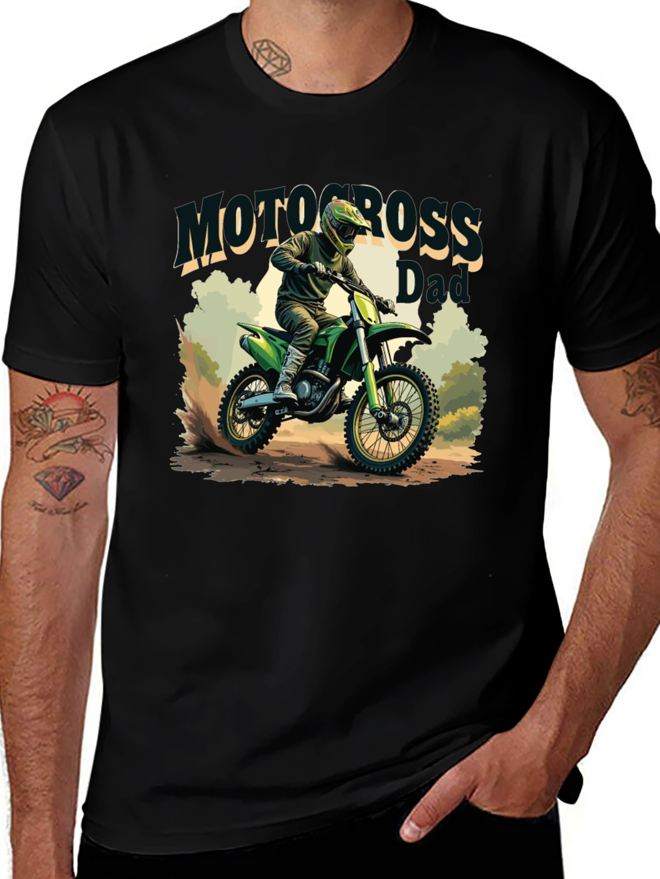 Motocross Dad Graphic Tee