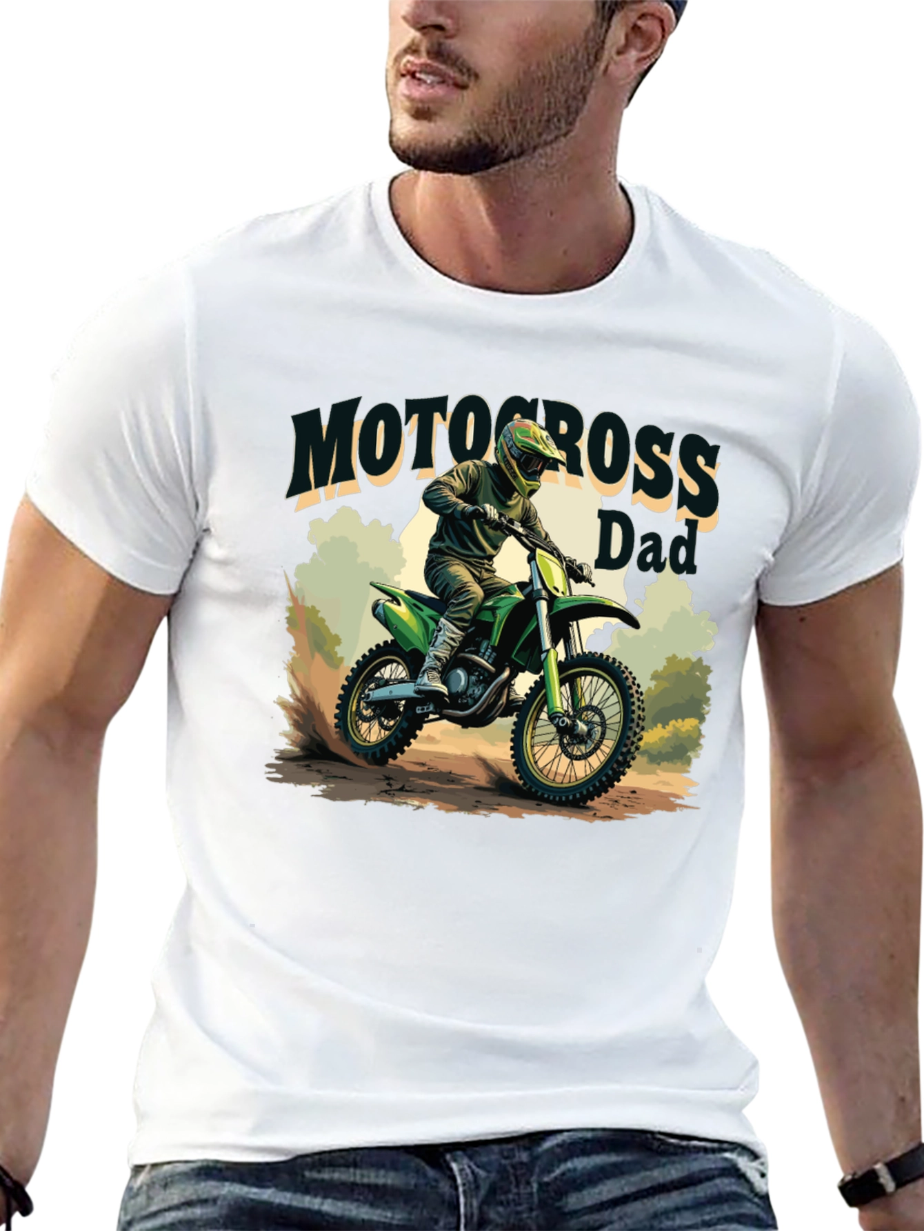 Motocross Dad Graphic Tee