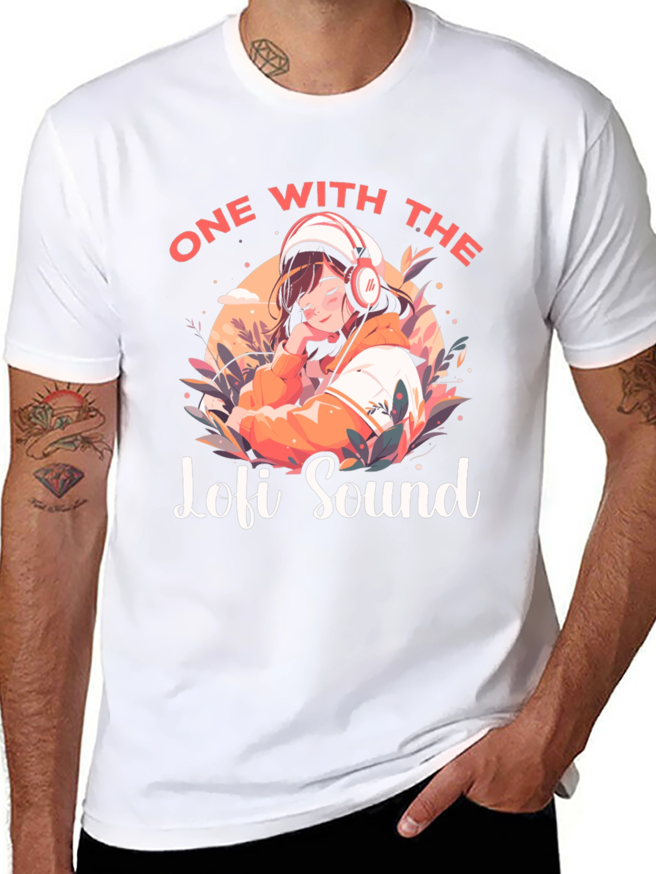 Lo-fi Sound Graphic T-Shirt - Trendy Music Lover Tee