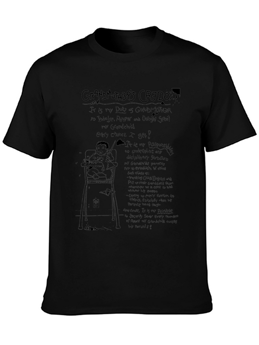 Grandmothers Credo T-Shirt Funny Grandparent Tee