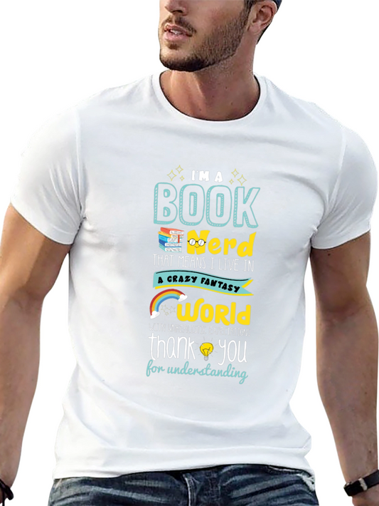 Book Nerd T-Shirt: Crazy Fantasy World Graphic Tee