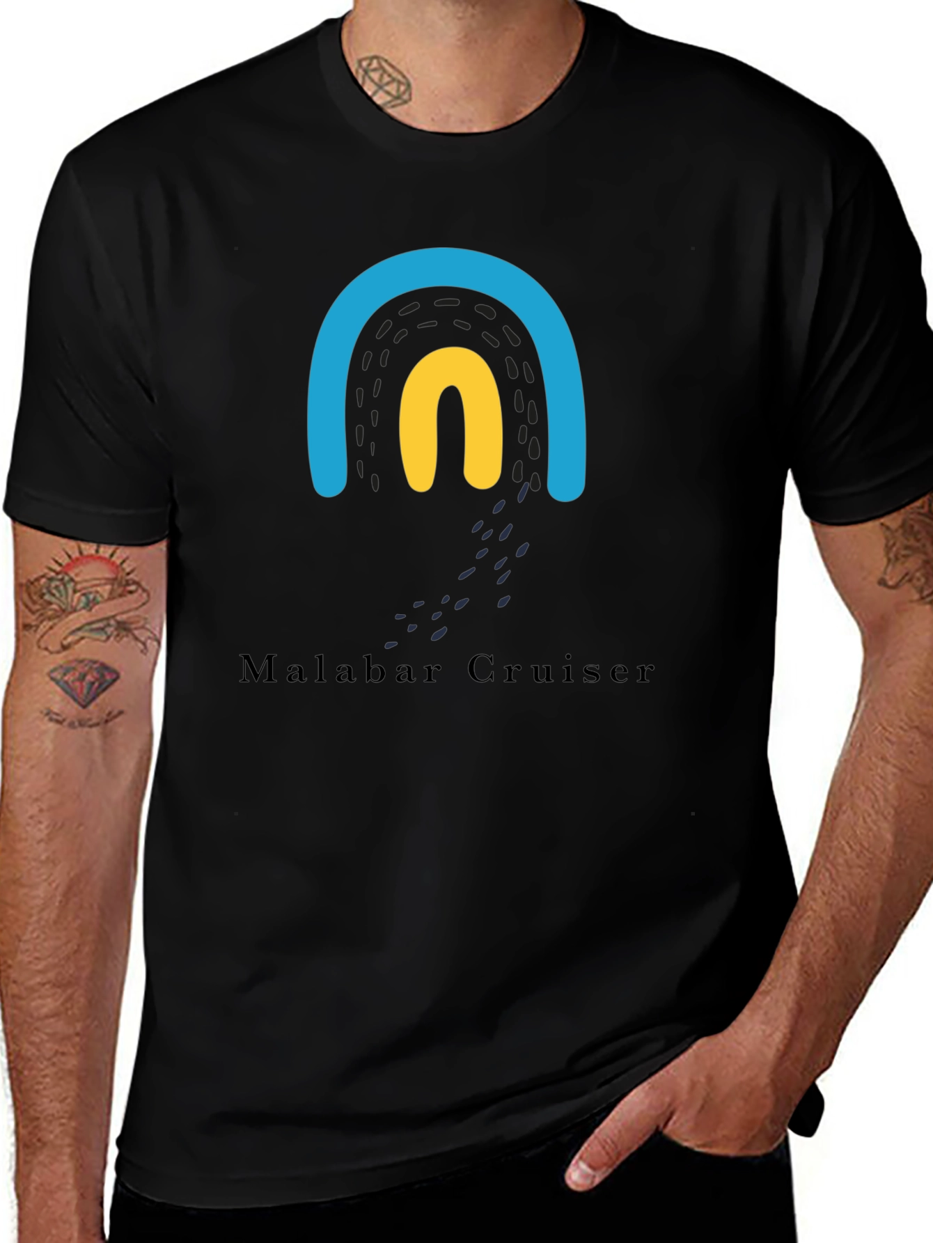 Malabar Cruiser Tee - Stylish Graphic Design