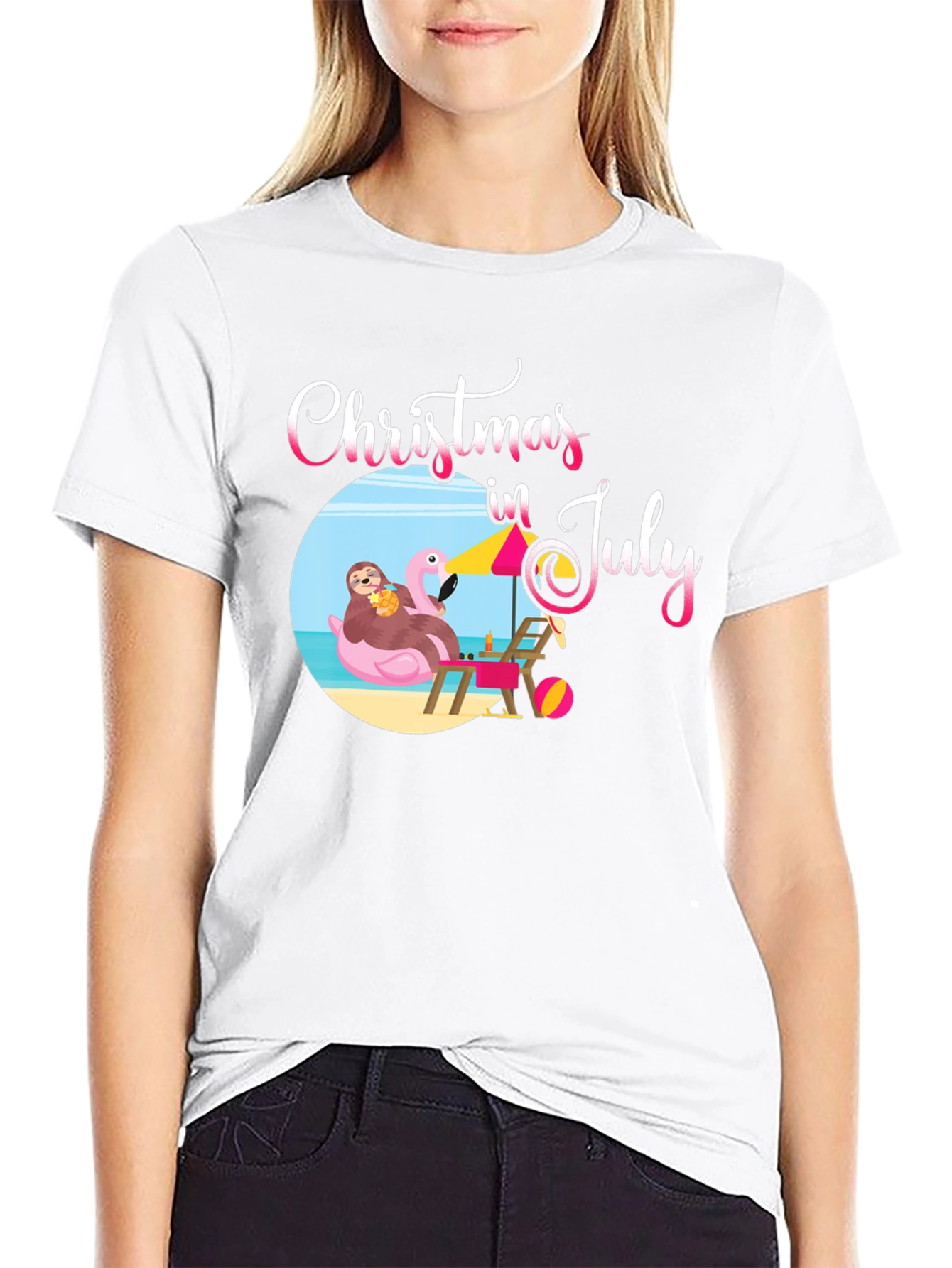 Christmas In July Graphic T-Shirt