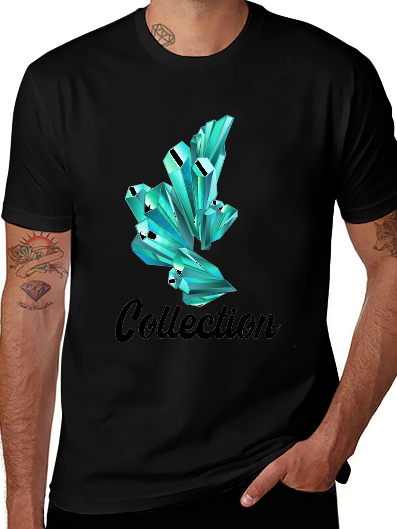 Crystal Collection T-Shirt - Stylish Graphic Tee