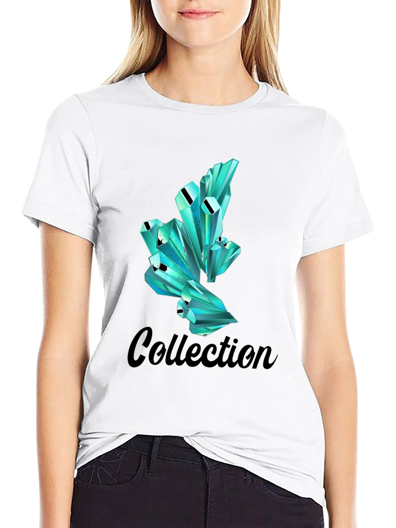 Crystal Collection T-Shirt - Stylish Graphic Tee