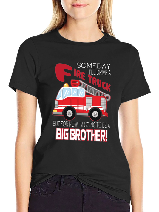 Big Brother Fire Truck Shirt