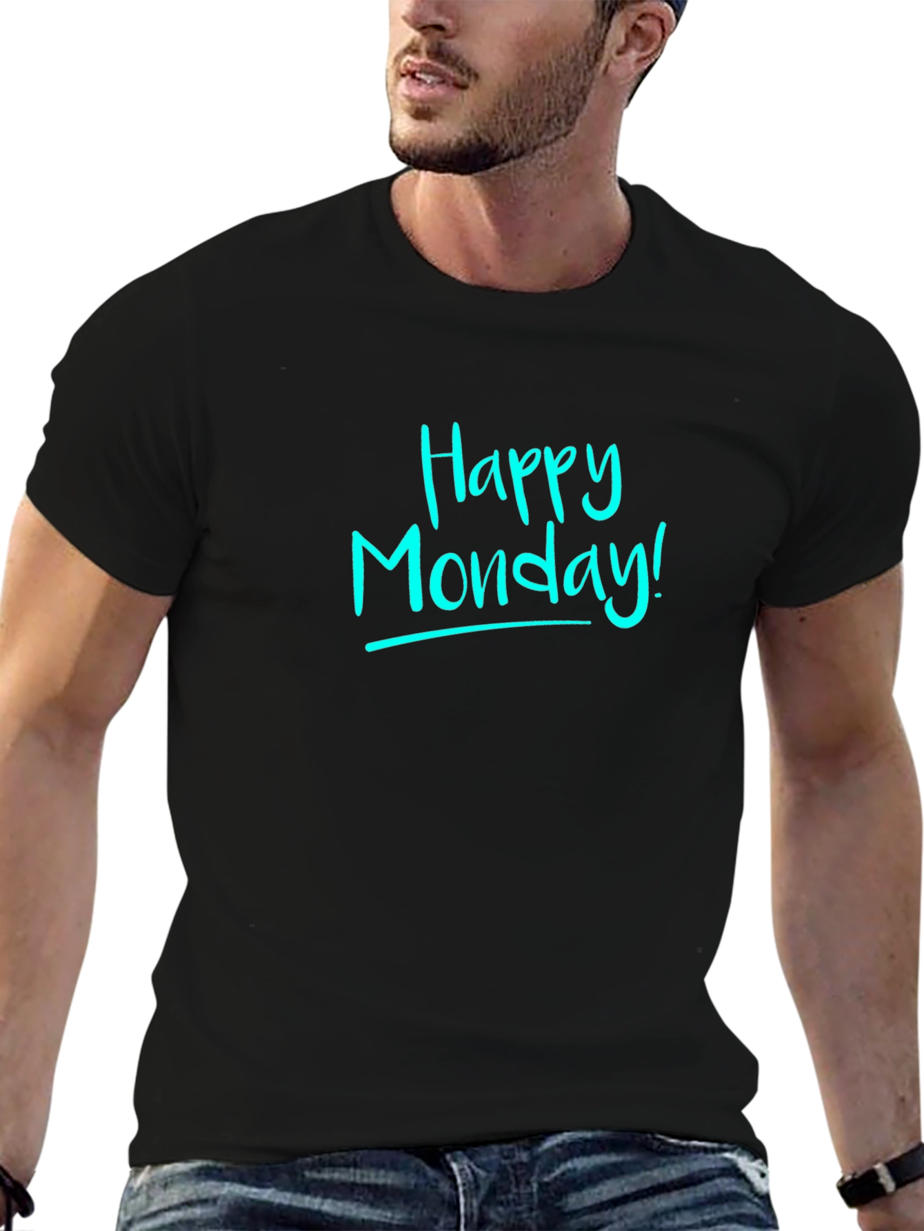 Happy Monday! Black T-Shirt