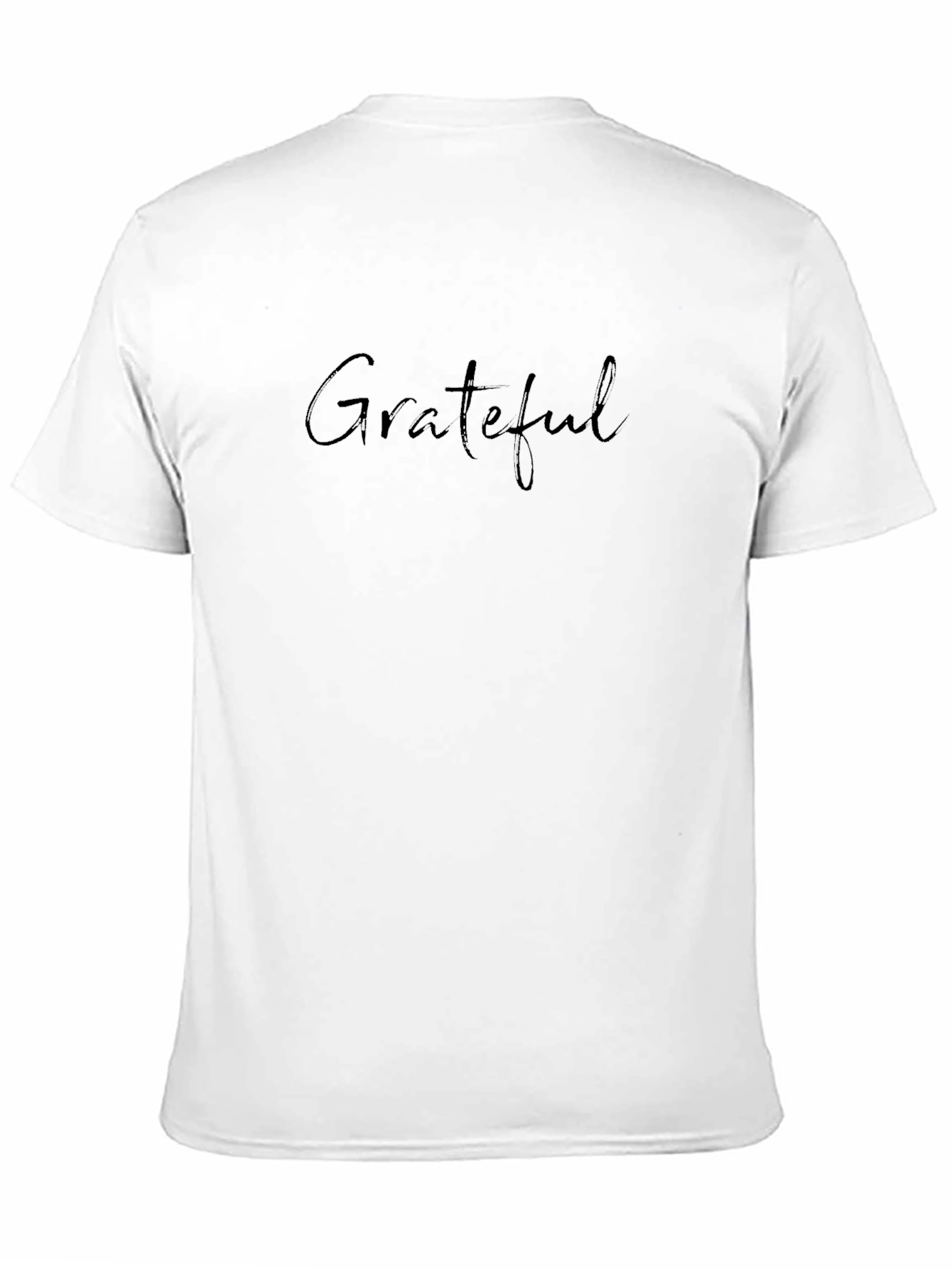 Grateful Black Graphic Tee - Minimalist Style