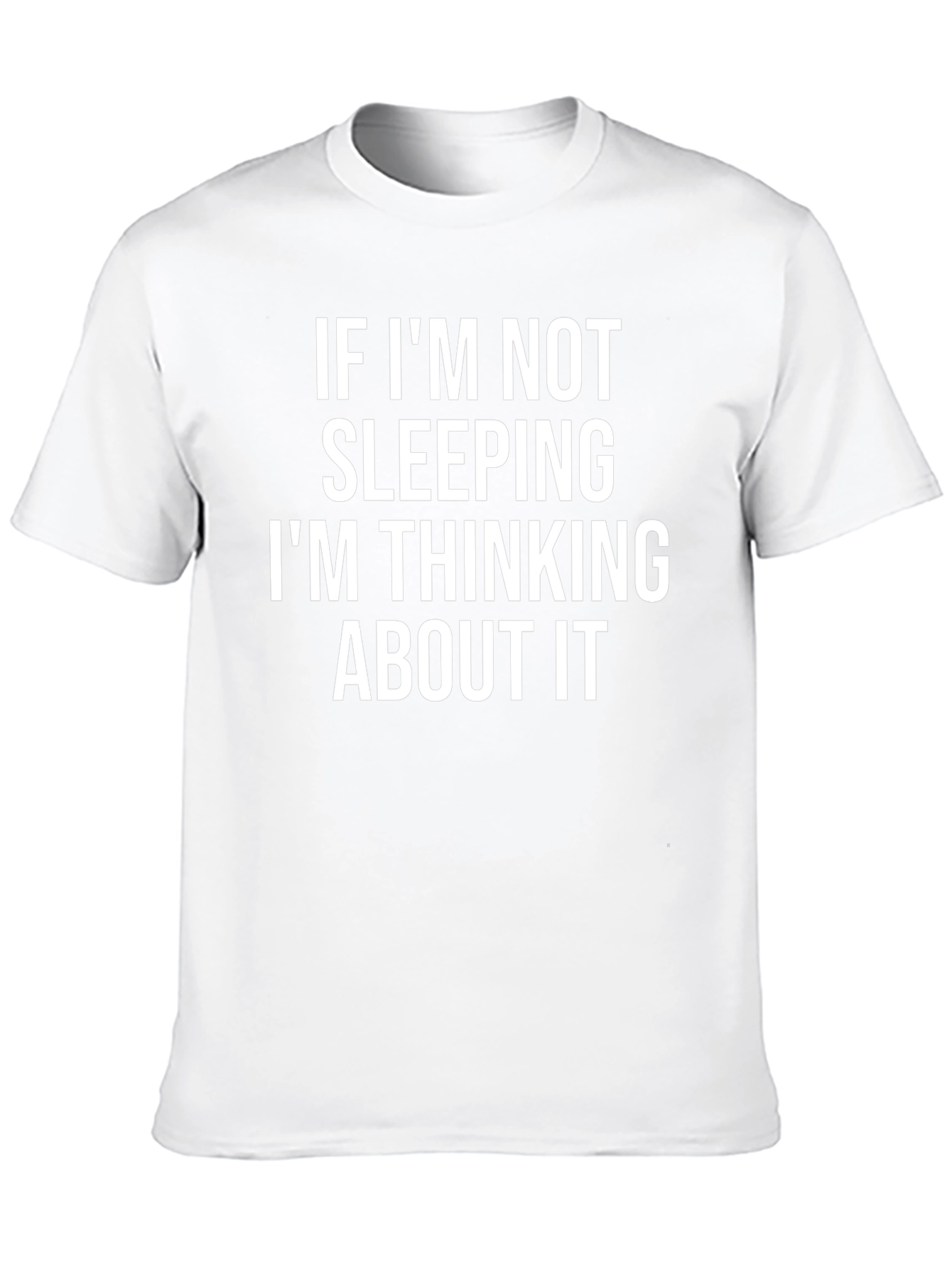 Sleeping Quote Black Graphic Tee