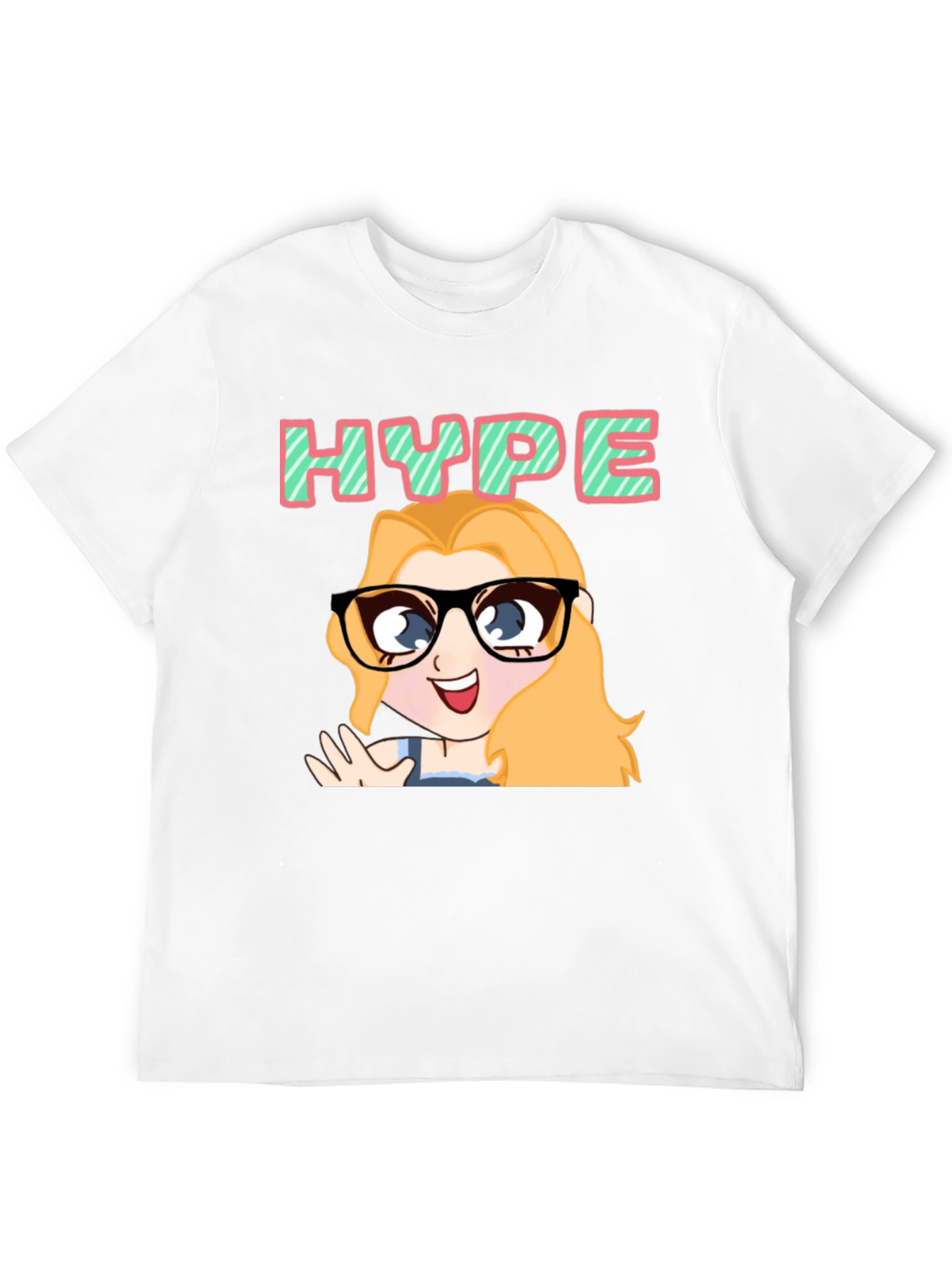 Hype Cartoon Graphic Black T-Shirt