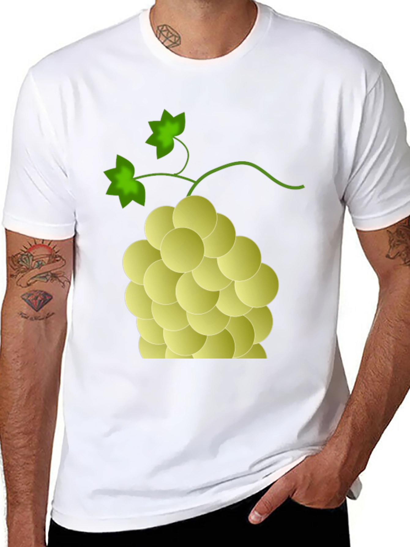 Grapes Graphic T-Shirt - Casual Cool