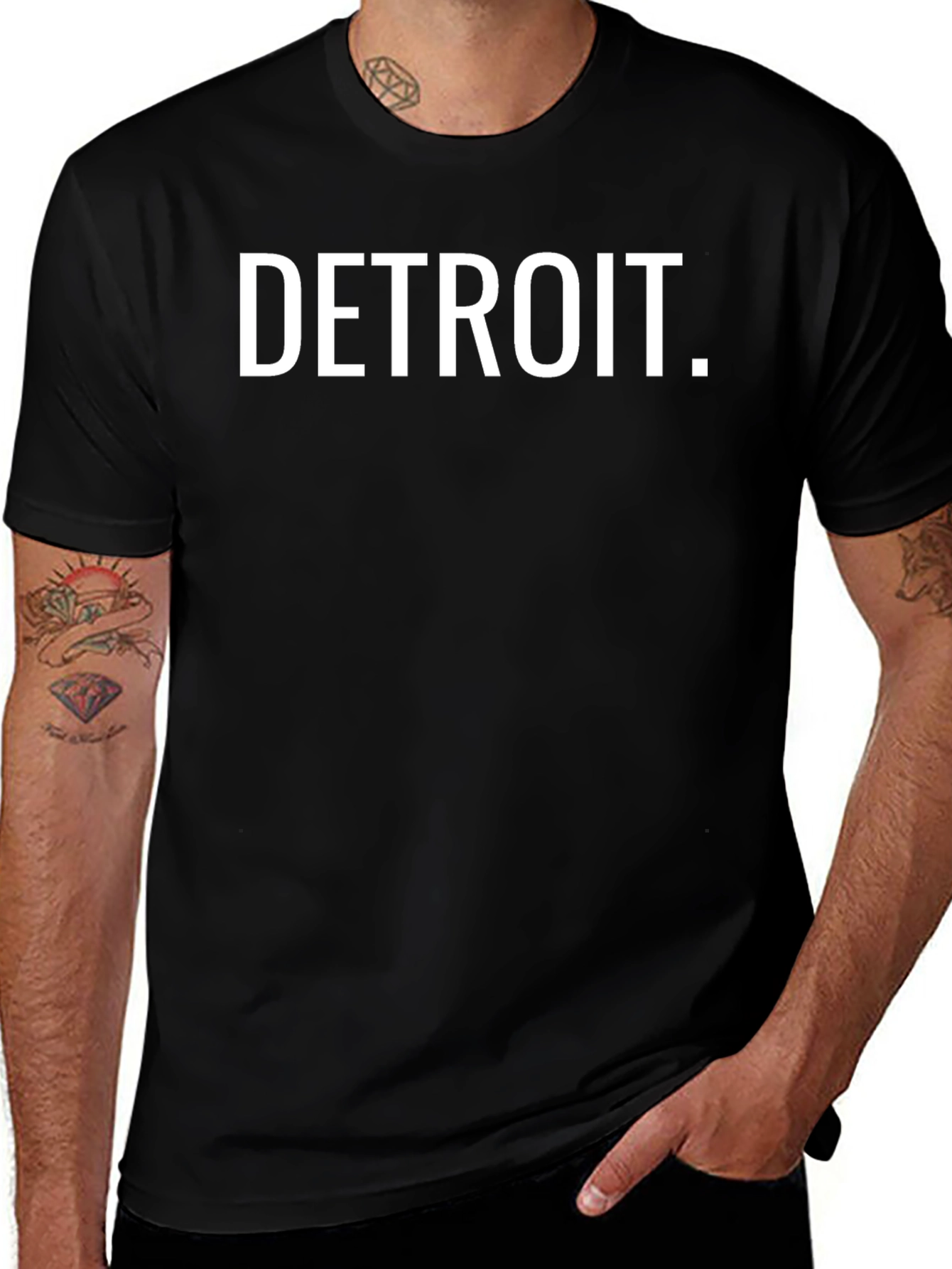 Detroit Graphic Tee - Classic Black T-Shirt