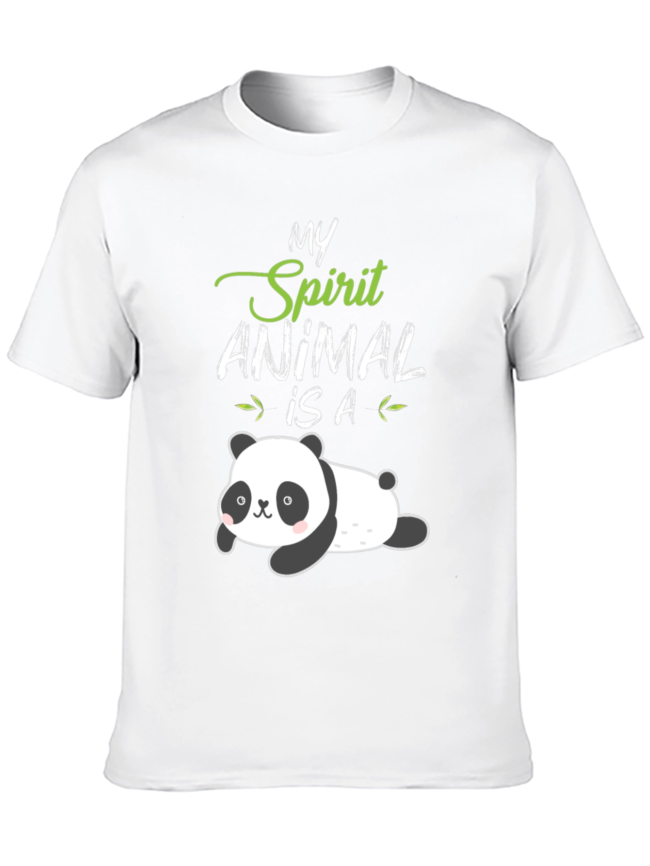 My Spirit Animal Panda Black T-Shirt