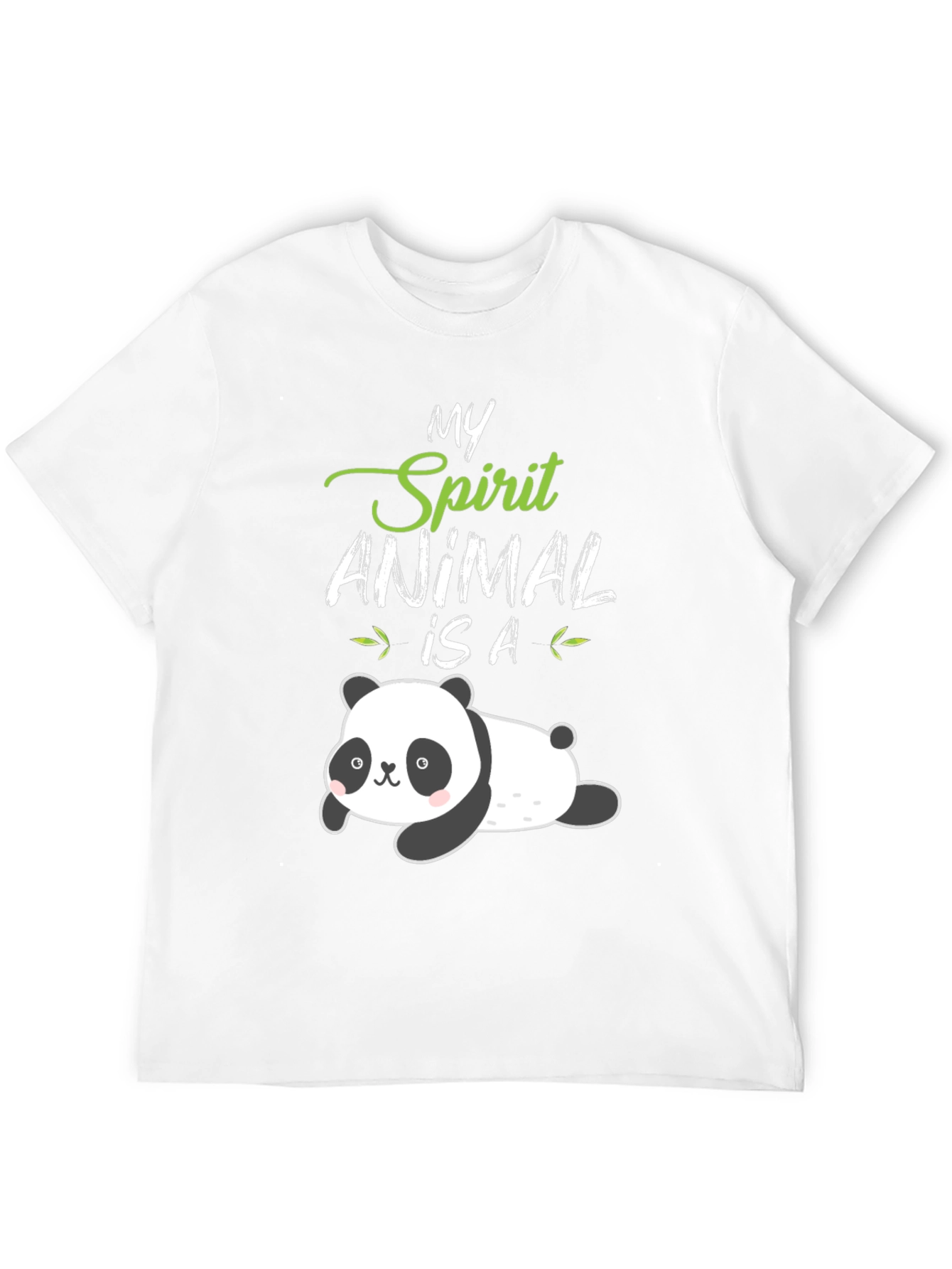 My Spirit Animal Panda Black T-Shirt