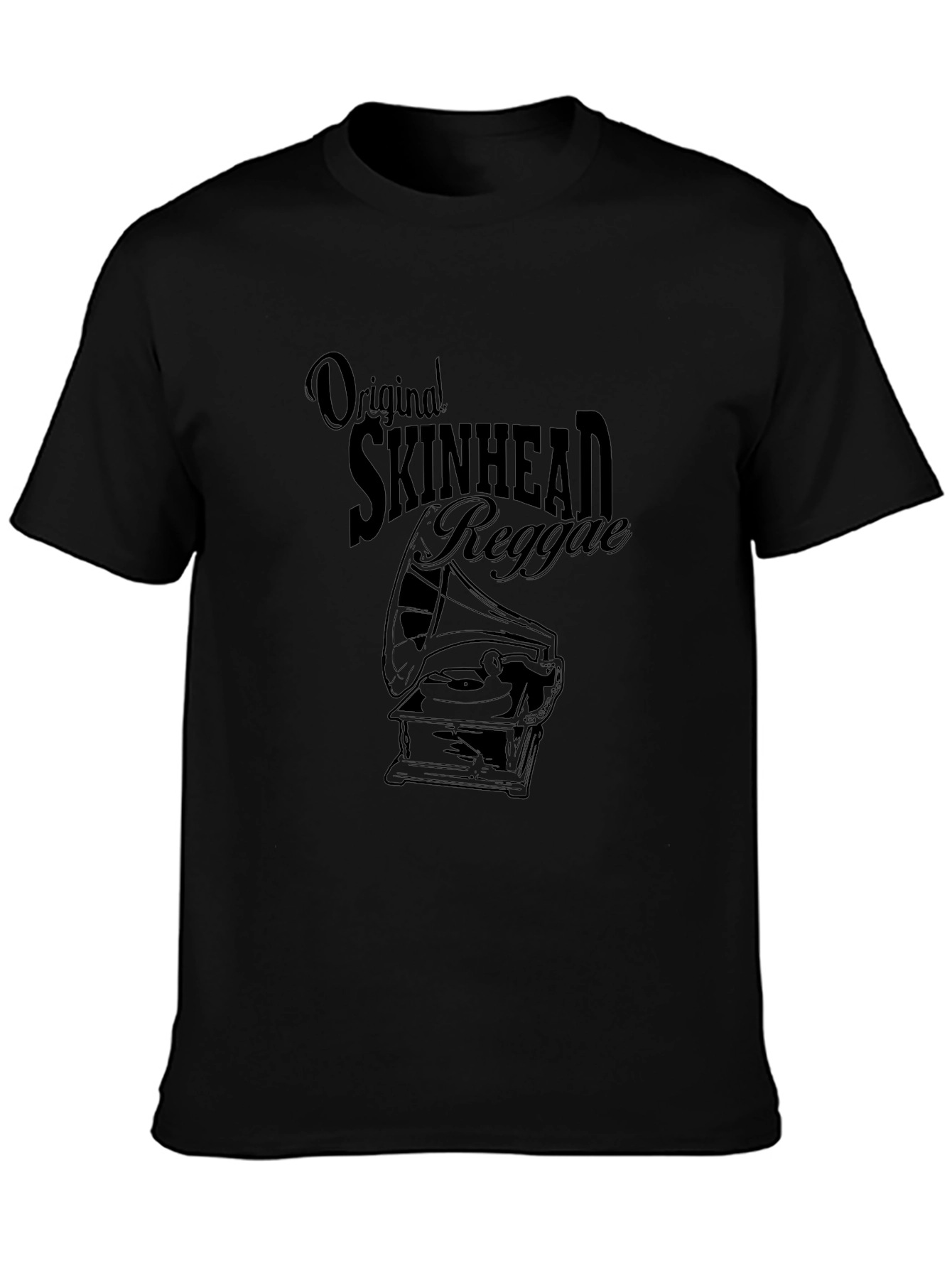 Original Skinhead Reggae Black Graphic Tee