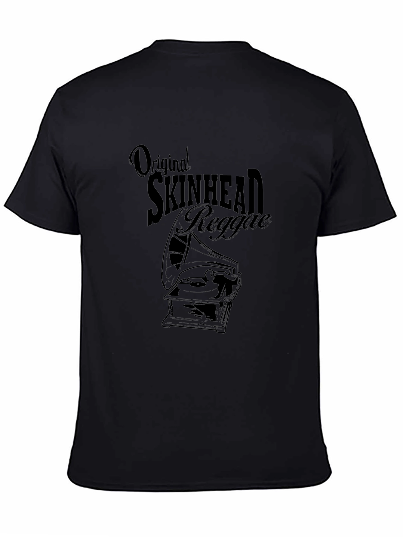 Original Skinhead Reggae Black Graphic Tee