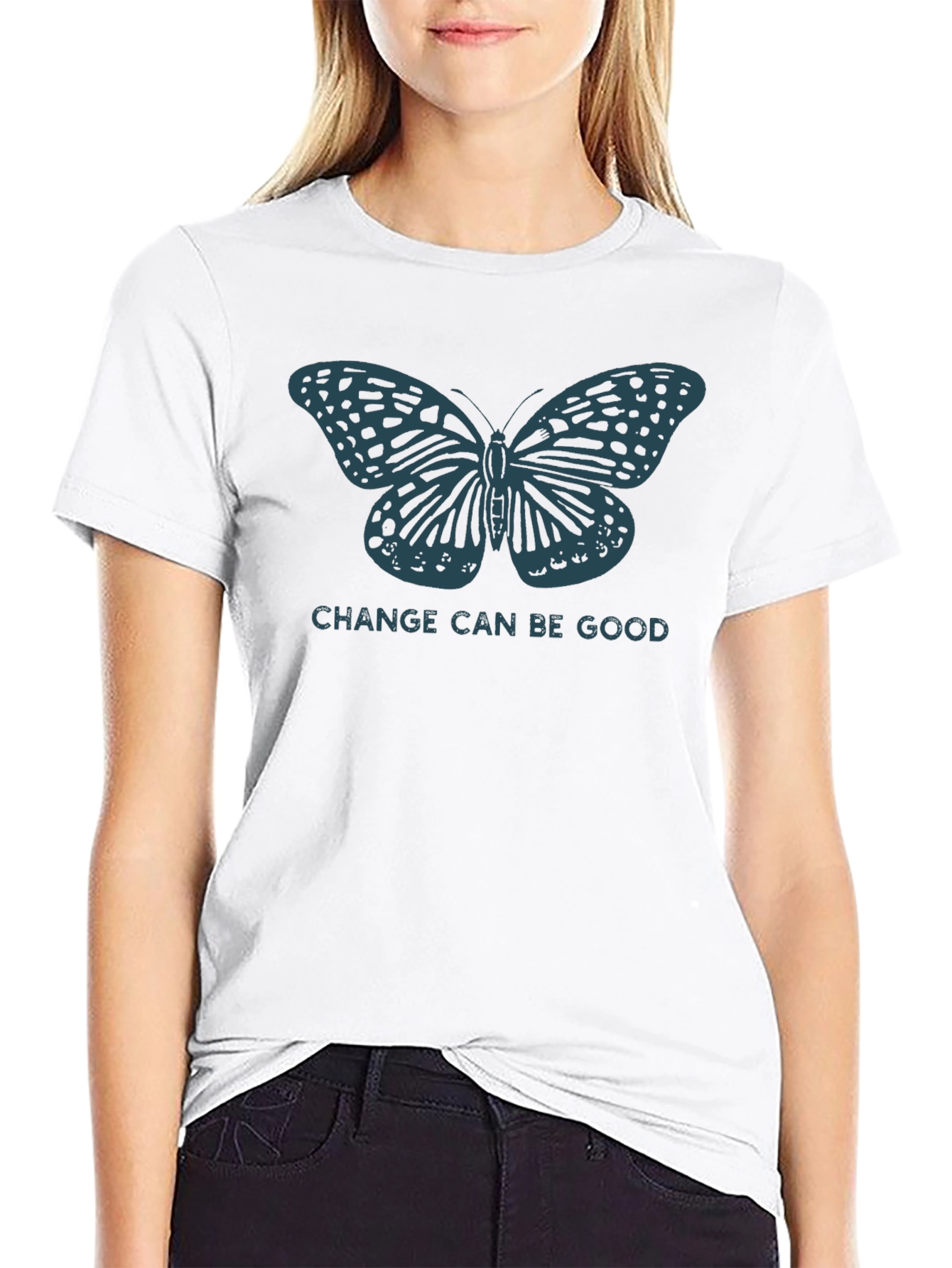 Butterfly Change is Good Mens Graphic Tee