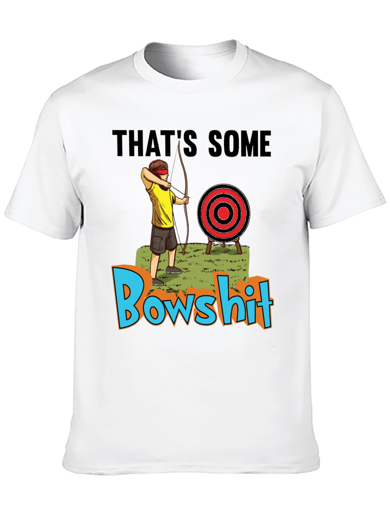 Bowshit T-Shirt Blind Archer Novelty Tee