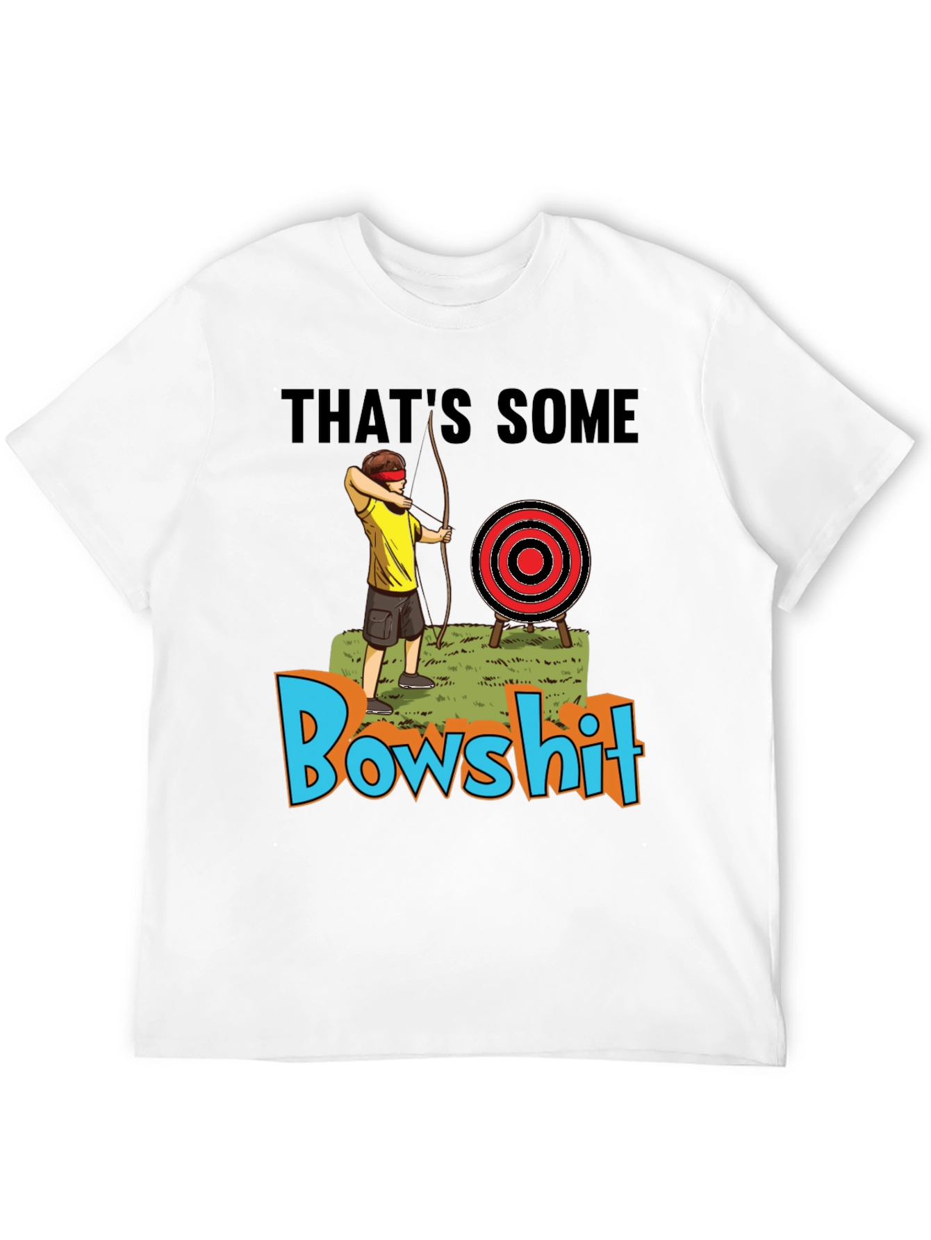 Bowshit T-Shirt Blind Archer Novelty Tee