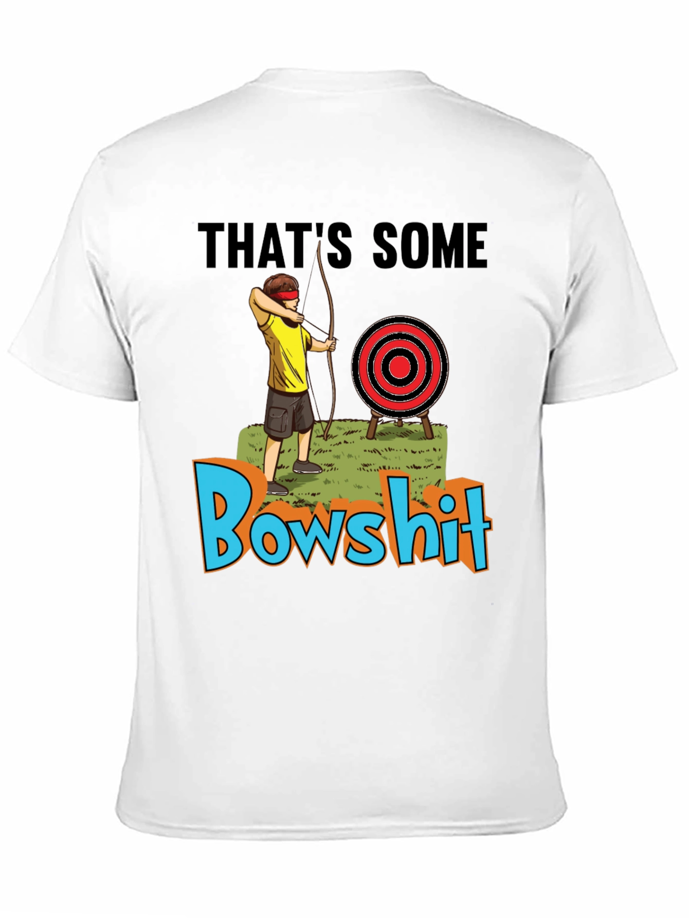 Bowshit T-Shirt Blind Archer Novelty Tee