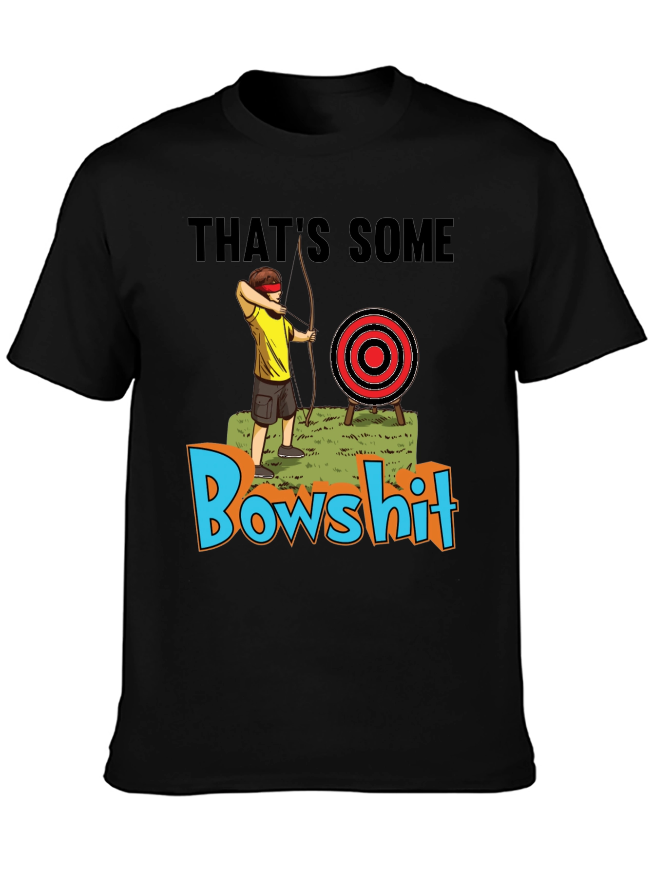 Bowshit T-Shirt Blind Archer Novelty Tee