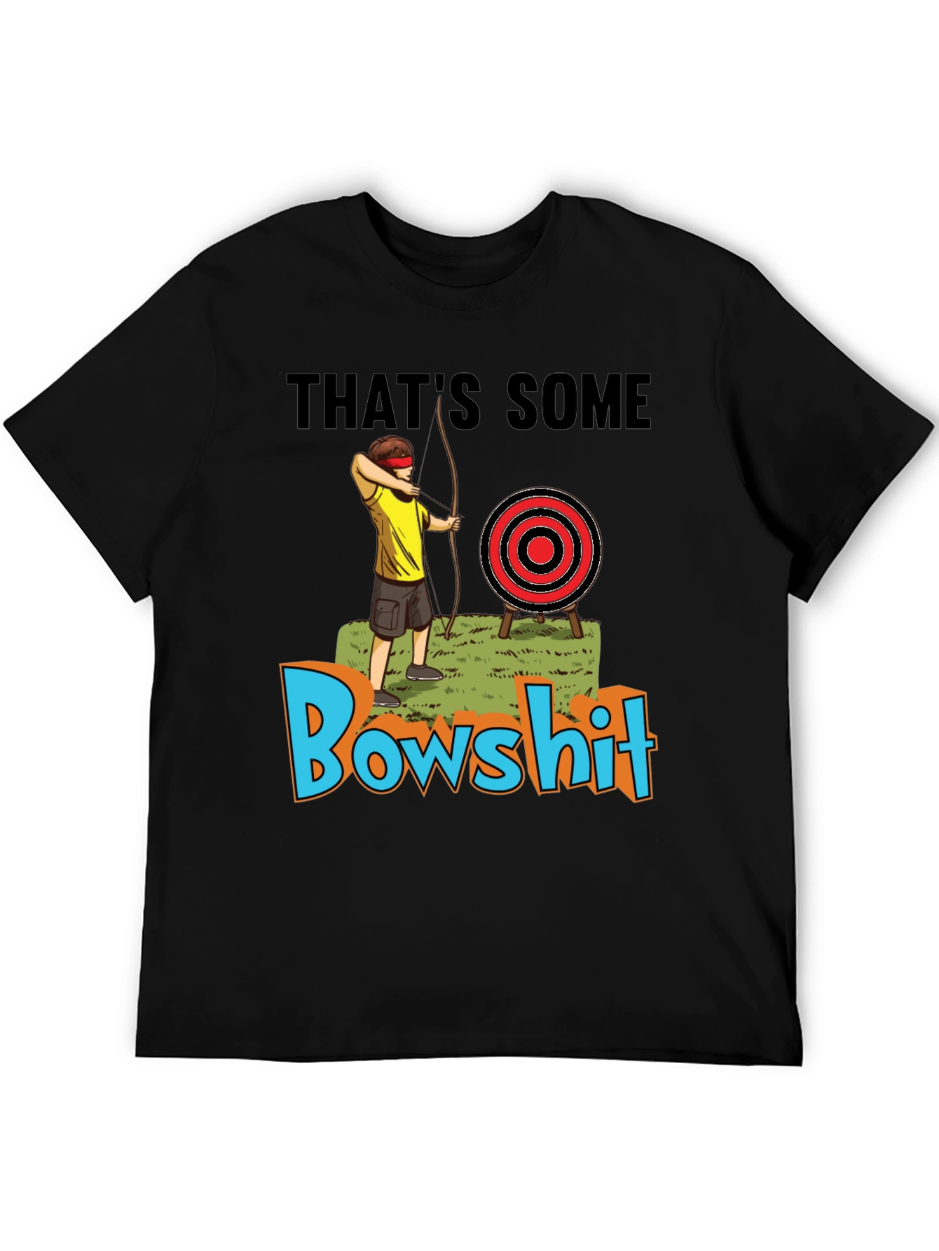 Bowshit T-Shirt Blind Archer Novelty Tee