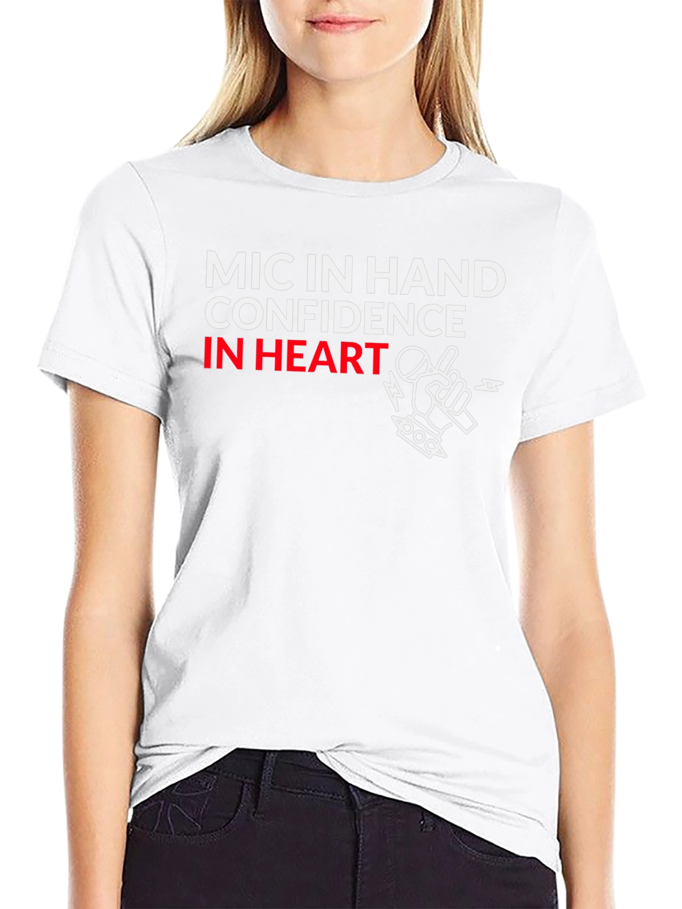 Mic In Hand Confidence T-Shirt