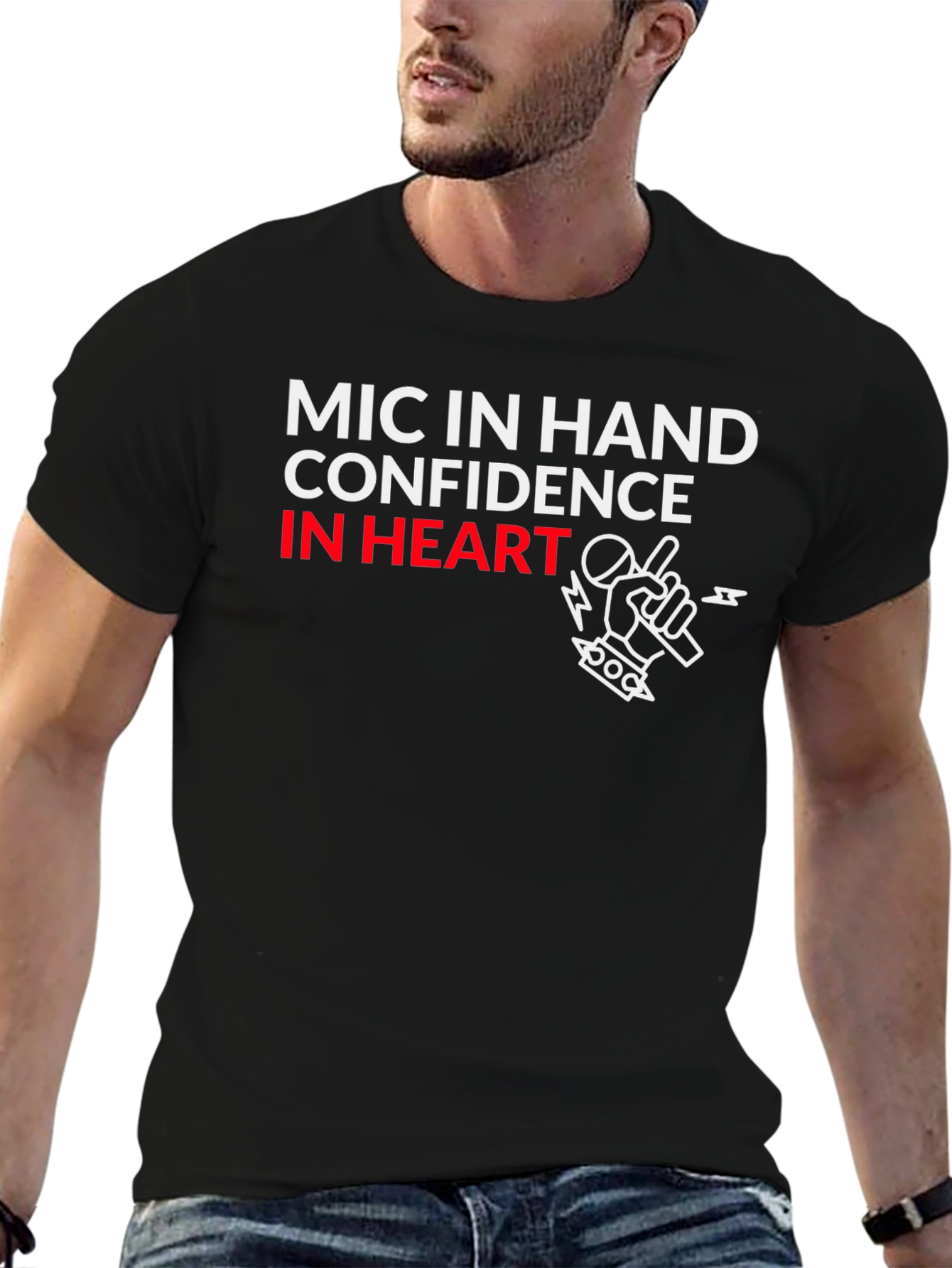 Mic In Hand Confidence T-Shirt