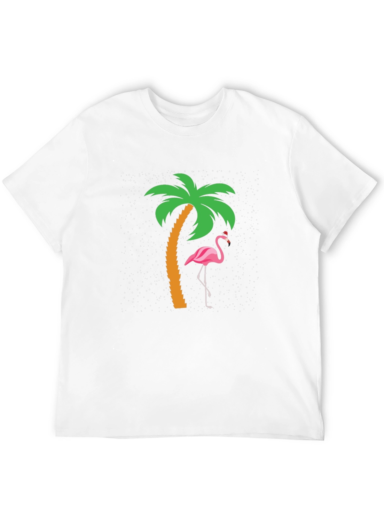 Tropical Flamingo Christmas Graphic Tee