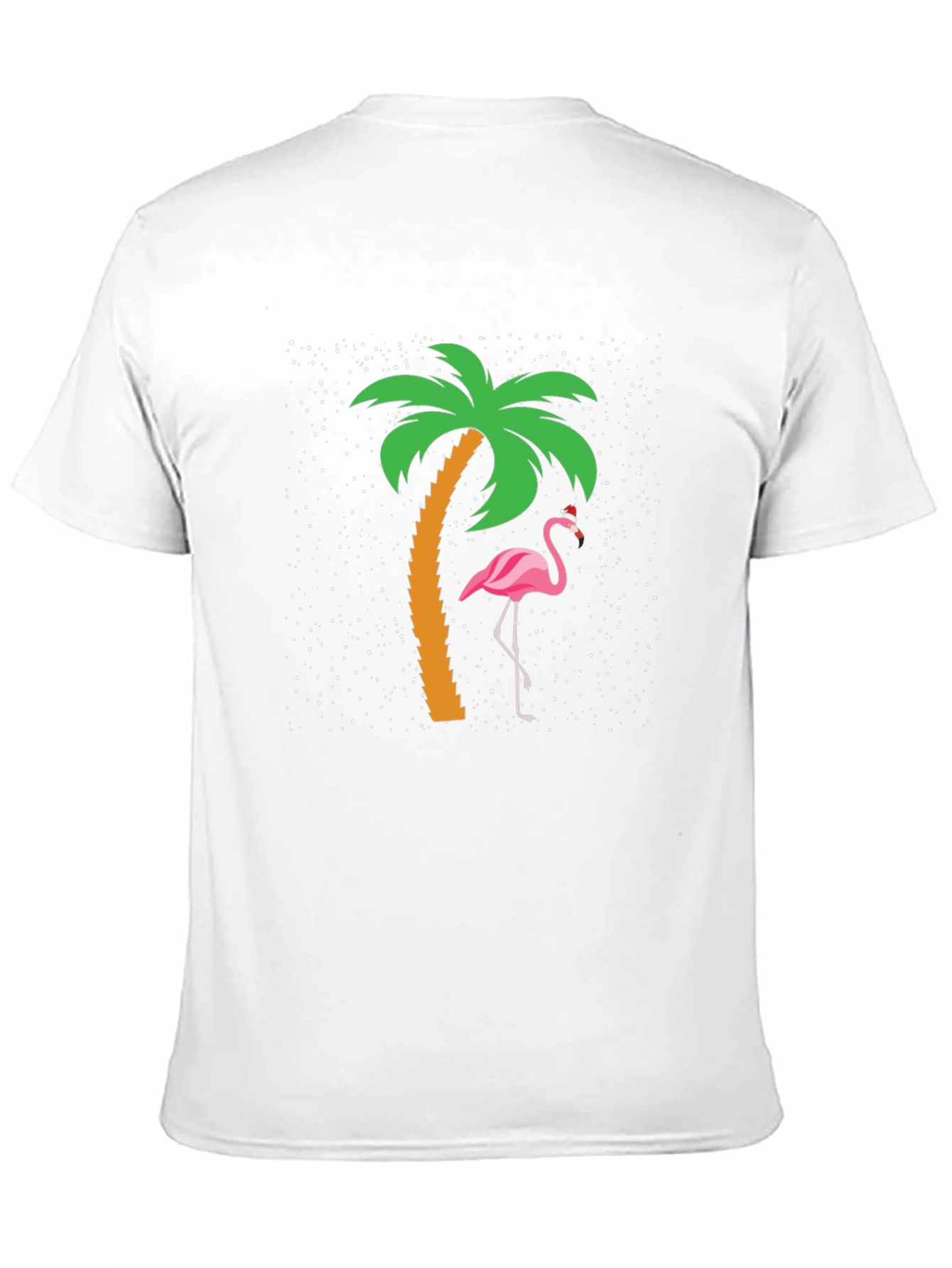 Tropical Flamingo Christmas Graphic Tee