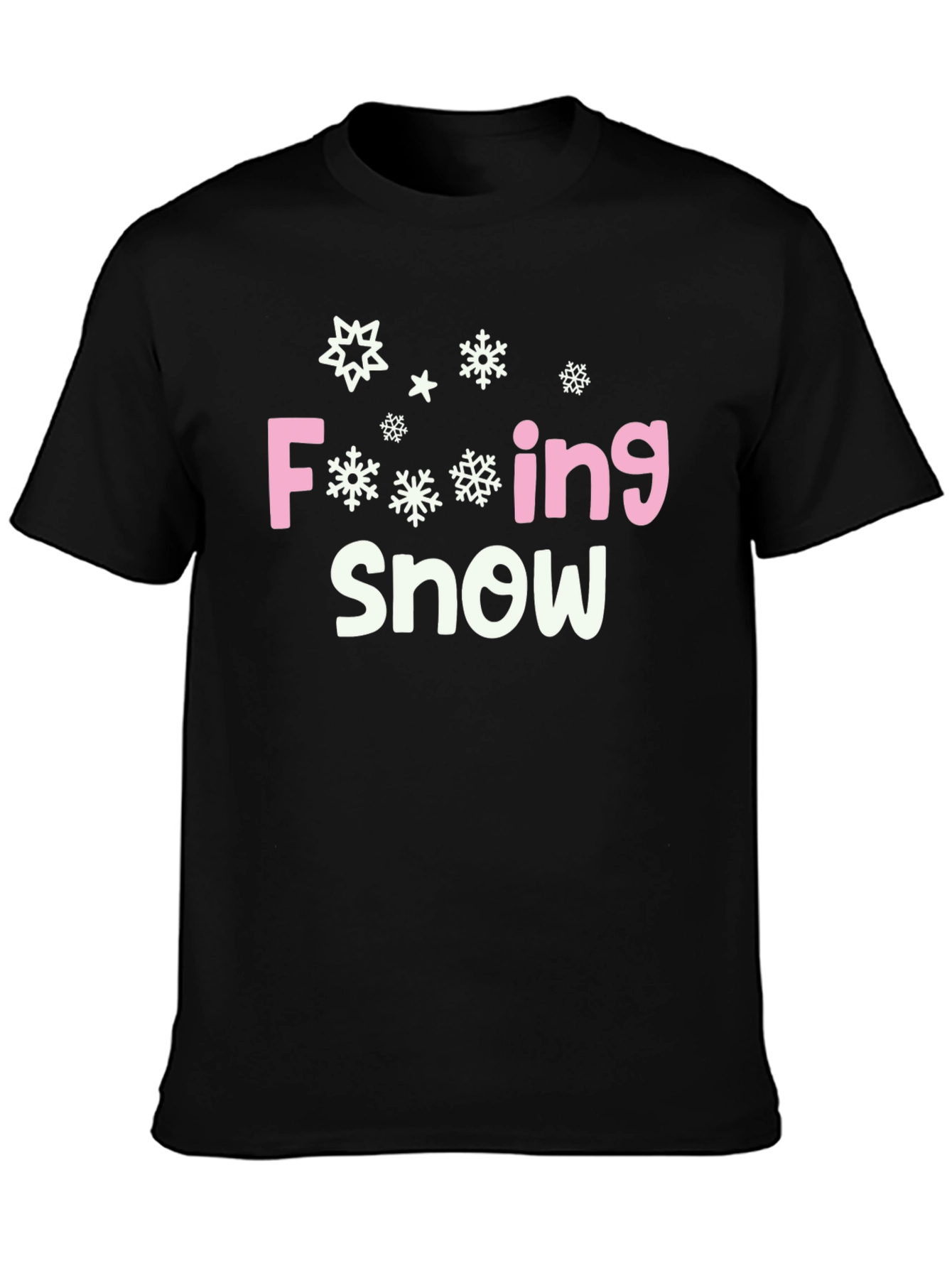 Funny Snow T-Shirt - F-ing Snow Graphic Tee
