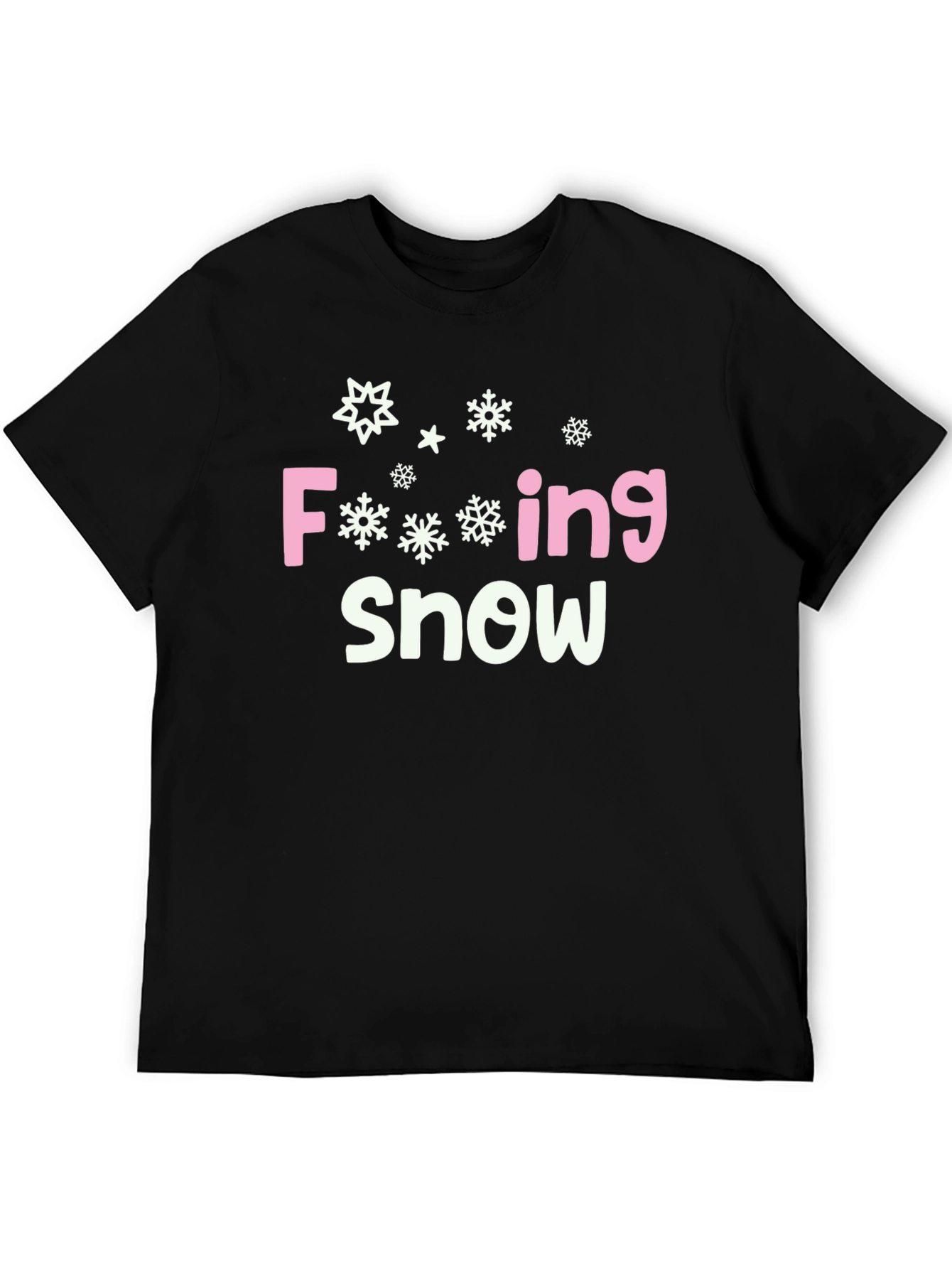 Funny Snow T-Shirt - F-ing Snow Graphic Tee