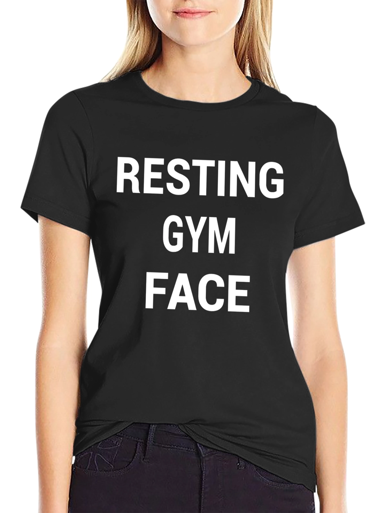 Resting Gym Face Graphic T-Shirt