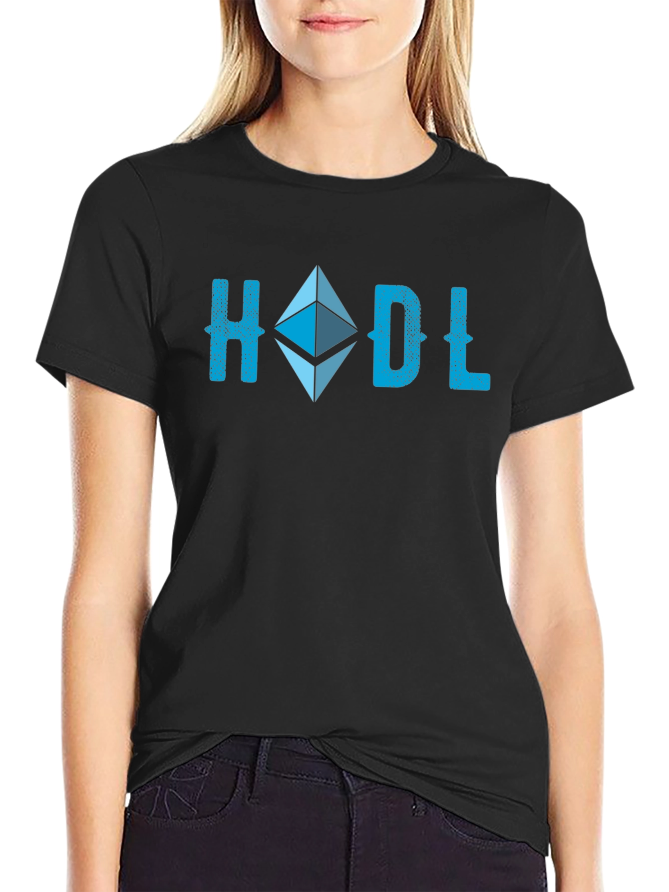 HODL Crypto T-Shirt - Ethereum Design