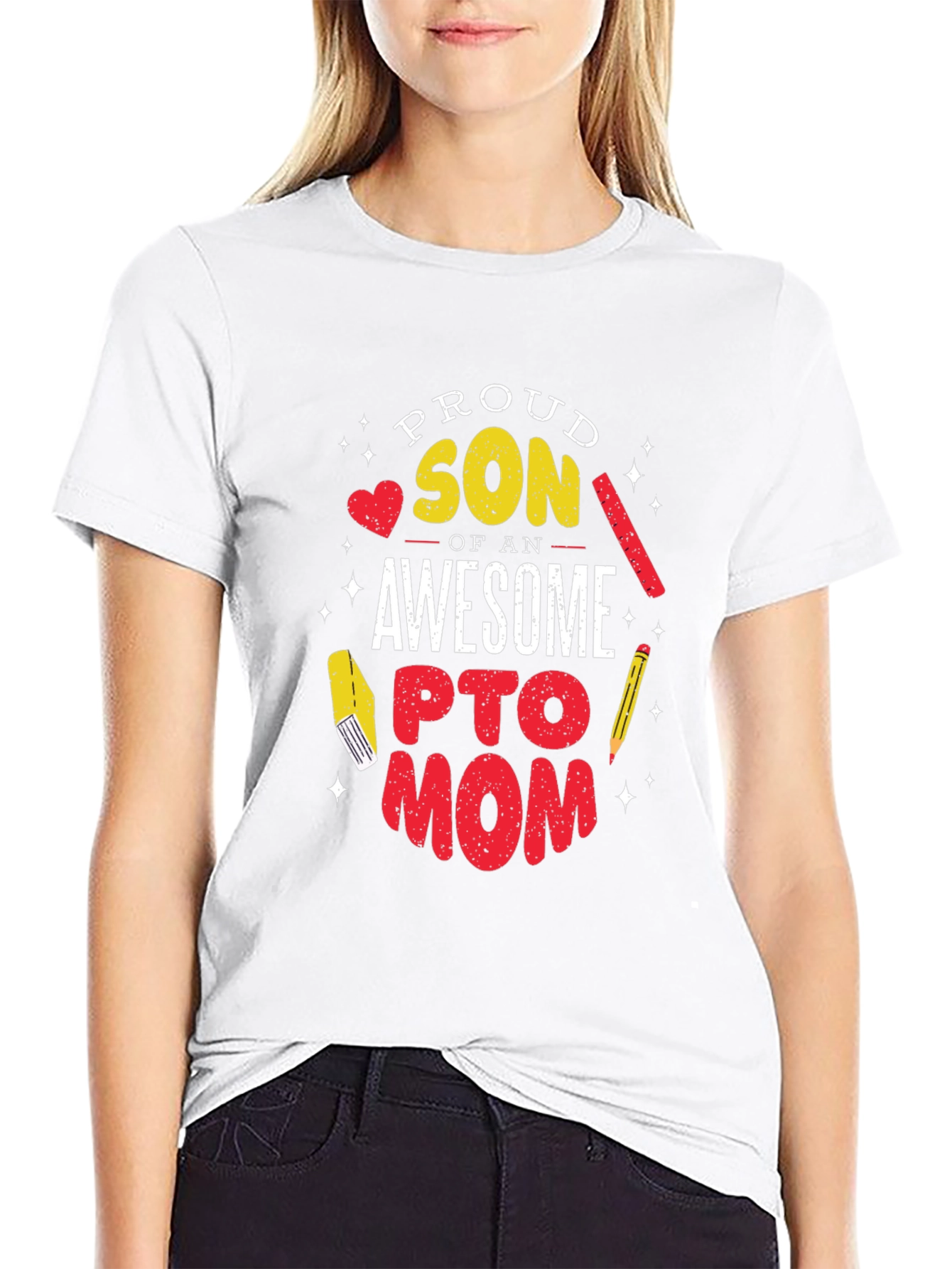 Proud Son of an Awesome PTO Mom Graphic Tee