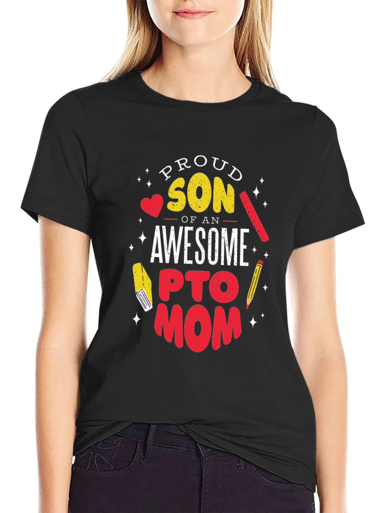 Proud Son of an Awesome PTO Mom Graphic Tee