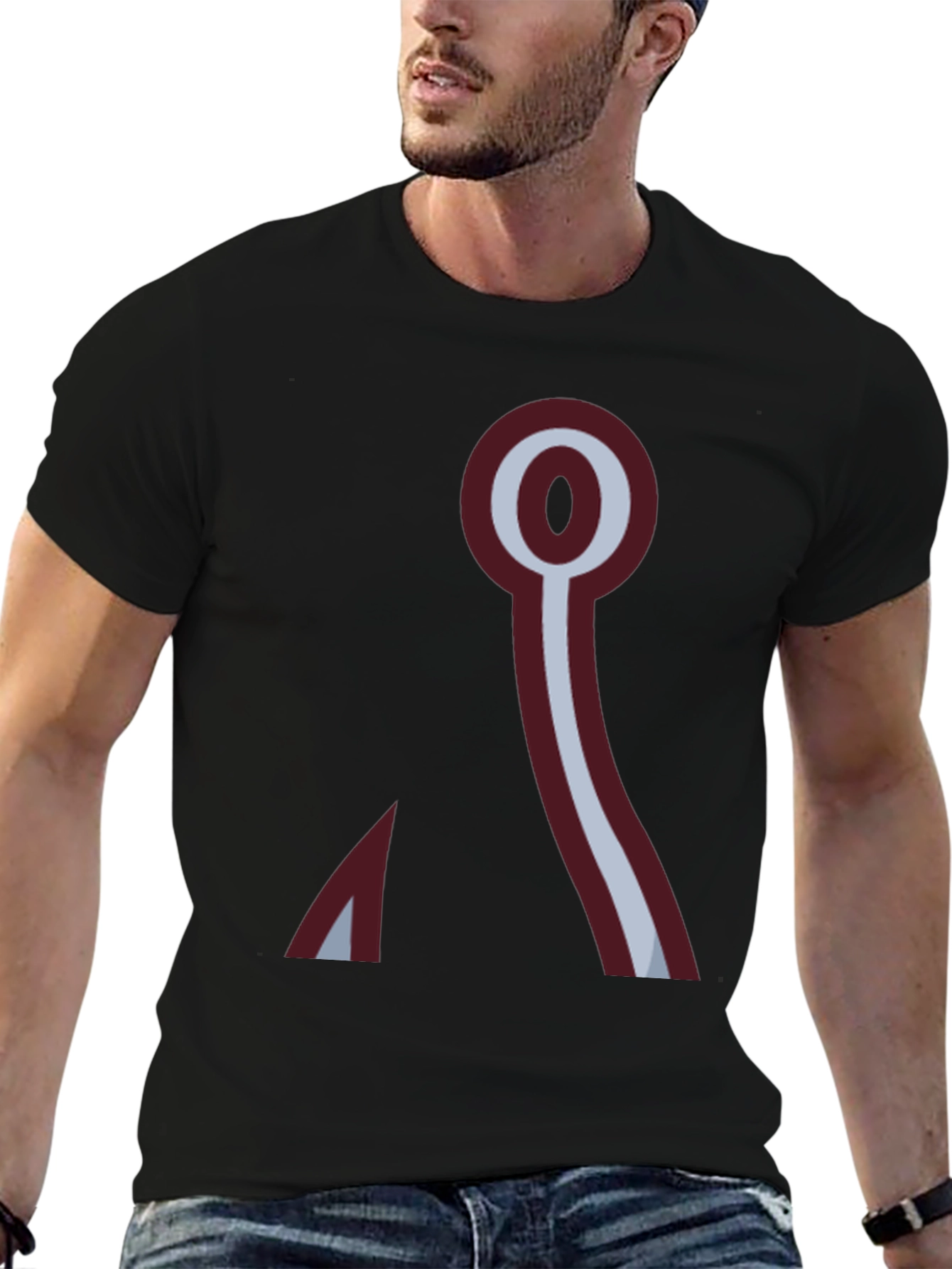Abstract Symbol Graphic Print T-Shirt