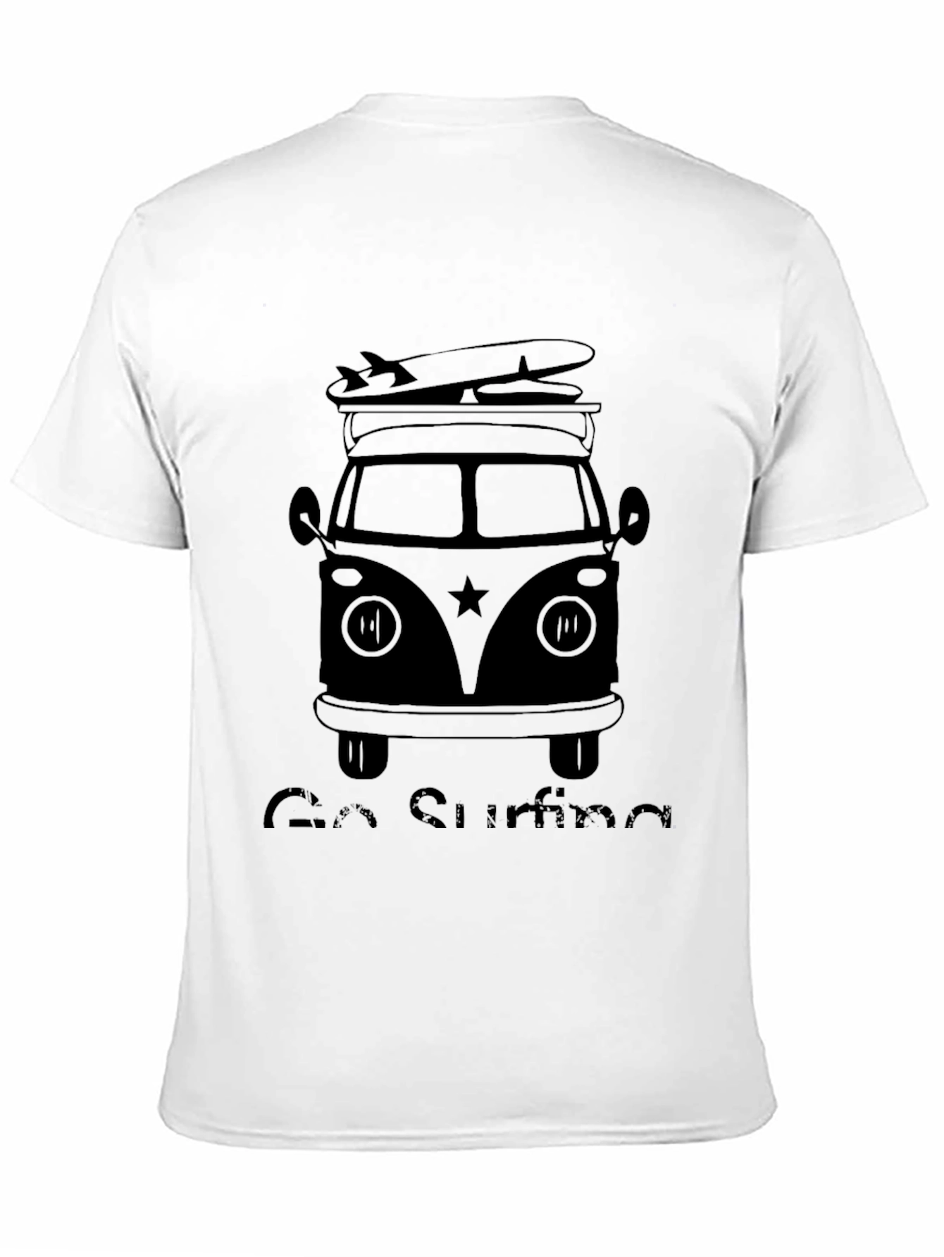 Go Surfing T-Shirt - Retro Surf Van Design