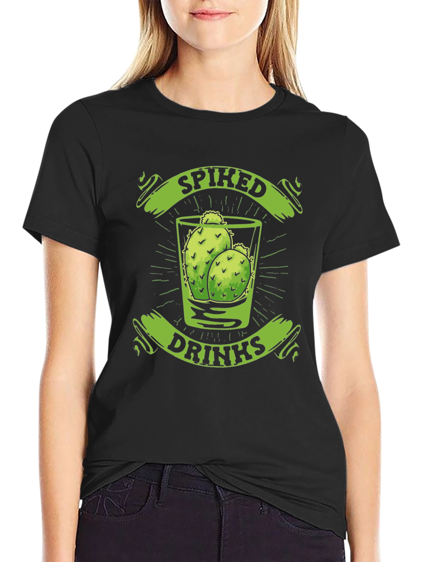 Spiked Drinks Cactus T-Shirt