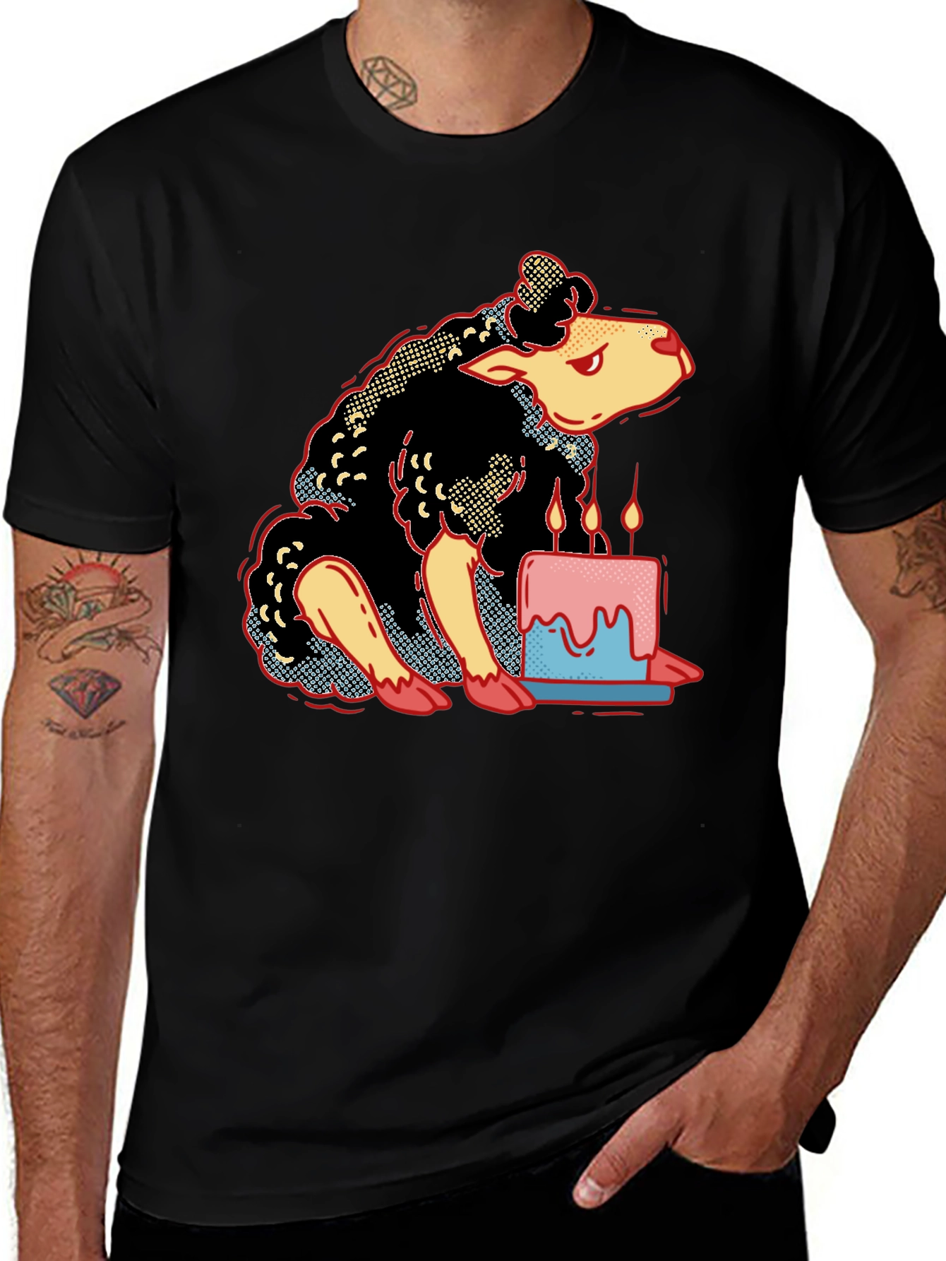 Black Sheep Birthday Cake Graphic Tee