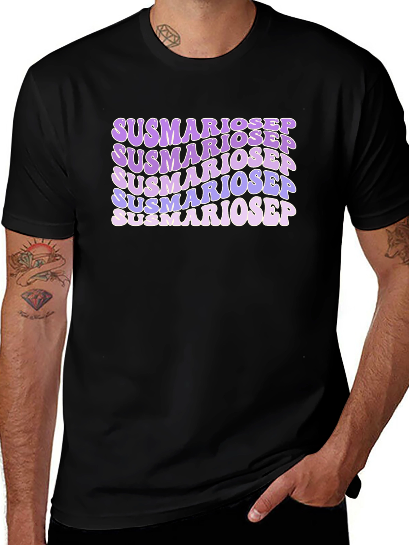 Susmariosep T-Shirt - Trendy Graphic Tee
