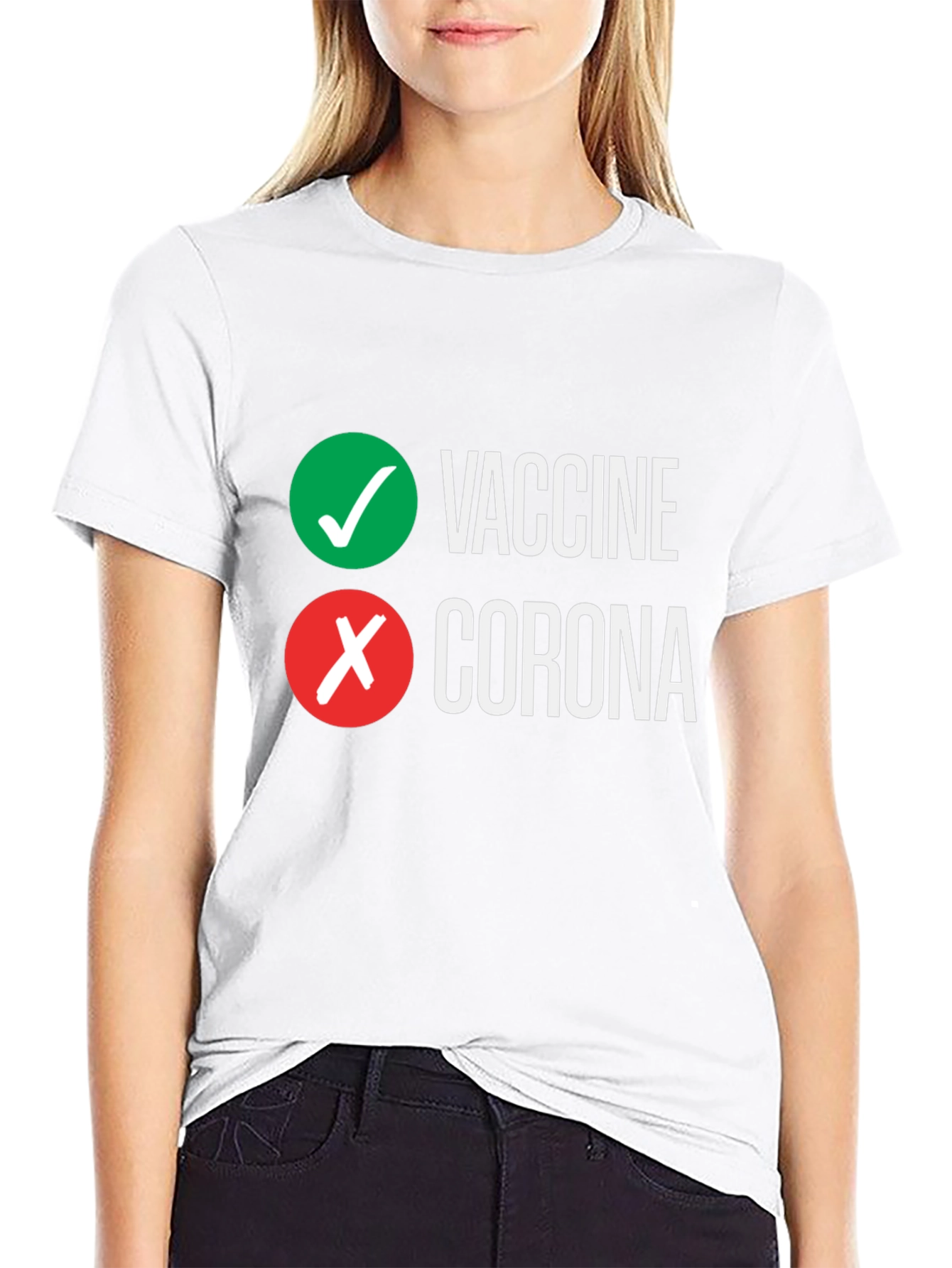 Vaccine vs Corona Graphic Tee