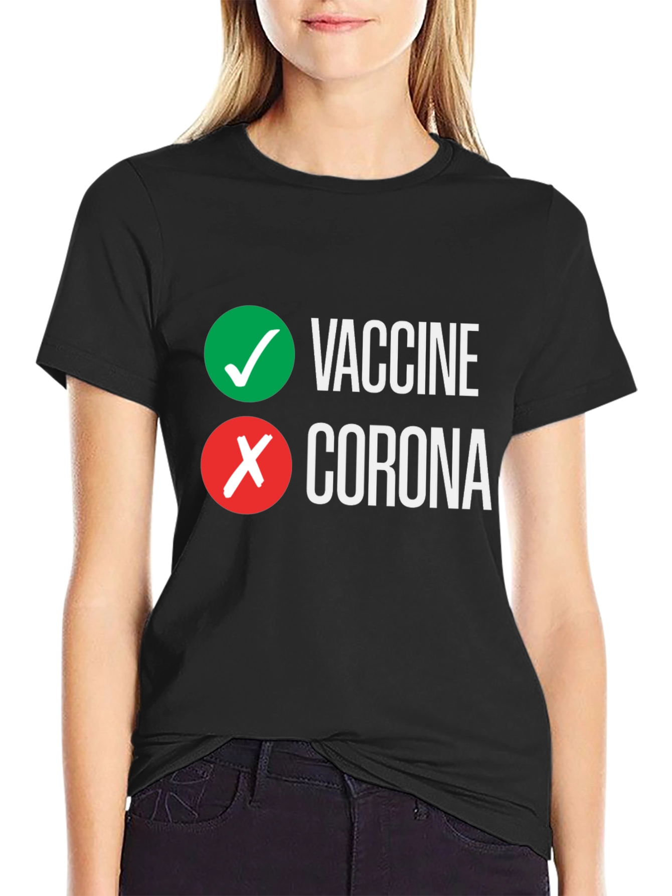 Vaccine vs Corona Graphic Tee