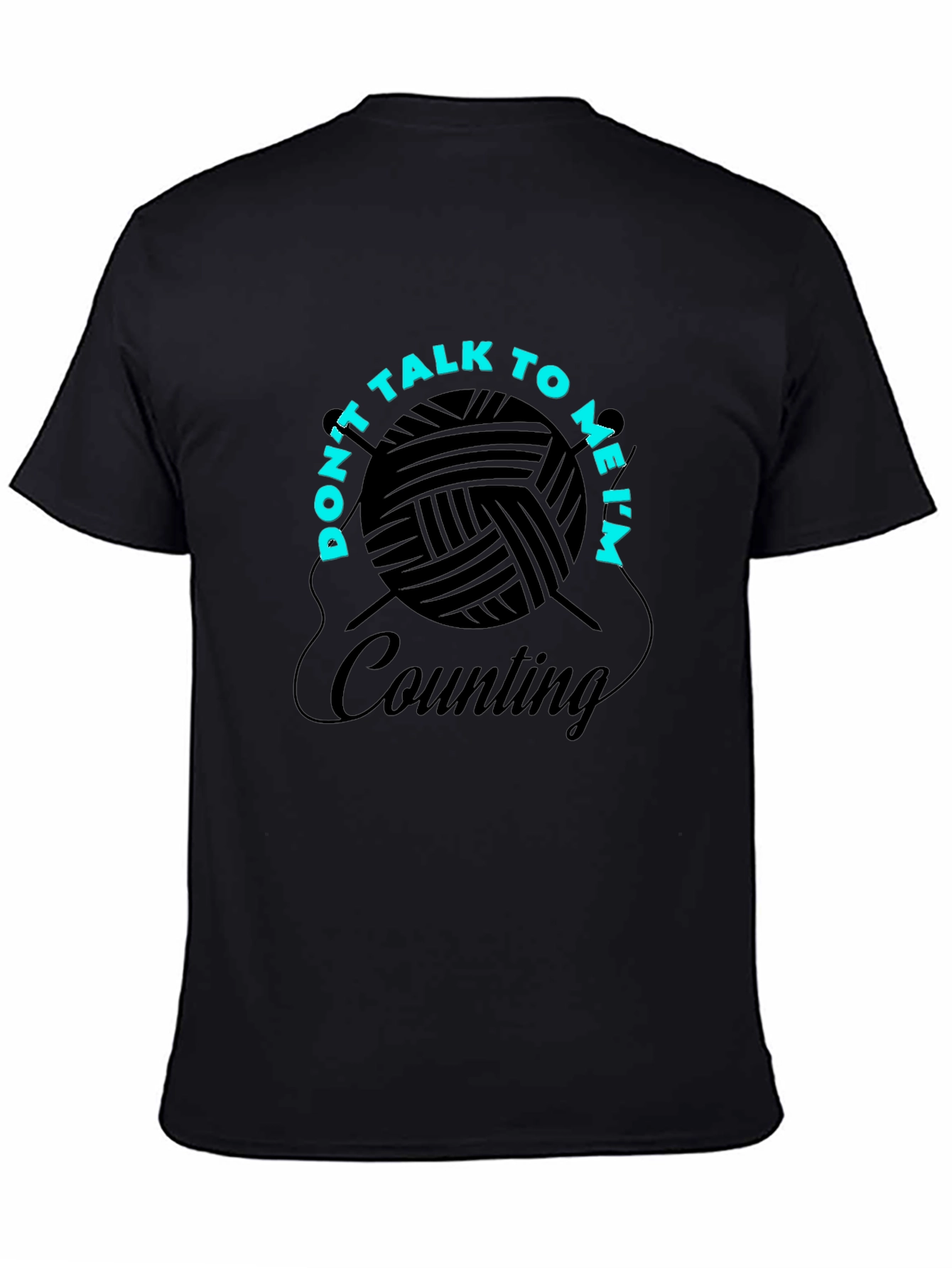 Knitting Enthusiast T-Shirt - Dont Talk Im Counting