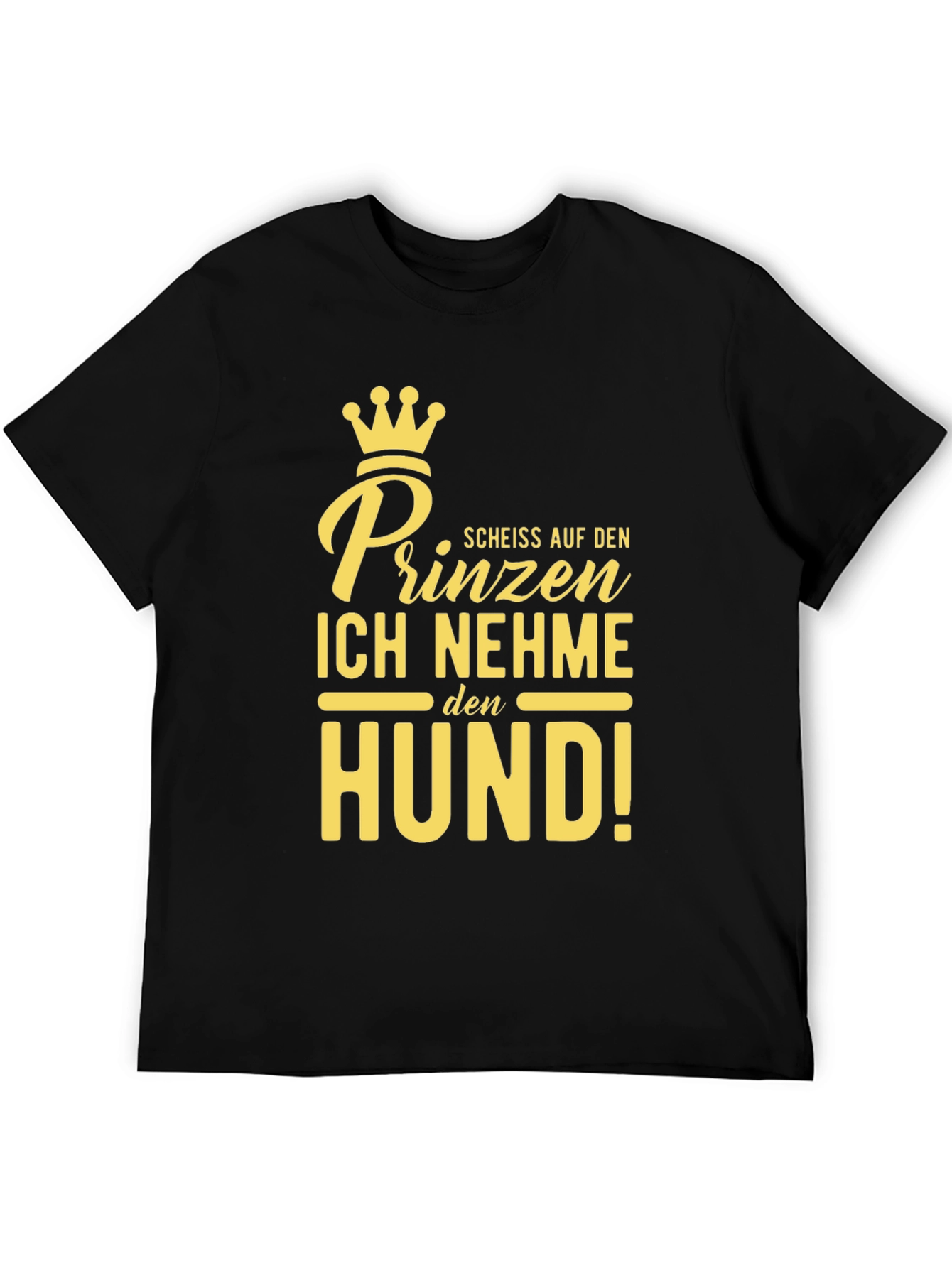 Prince Dog Lover Black T-Shirt