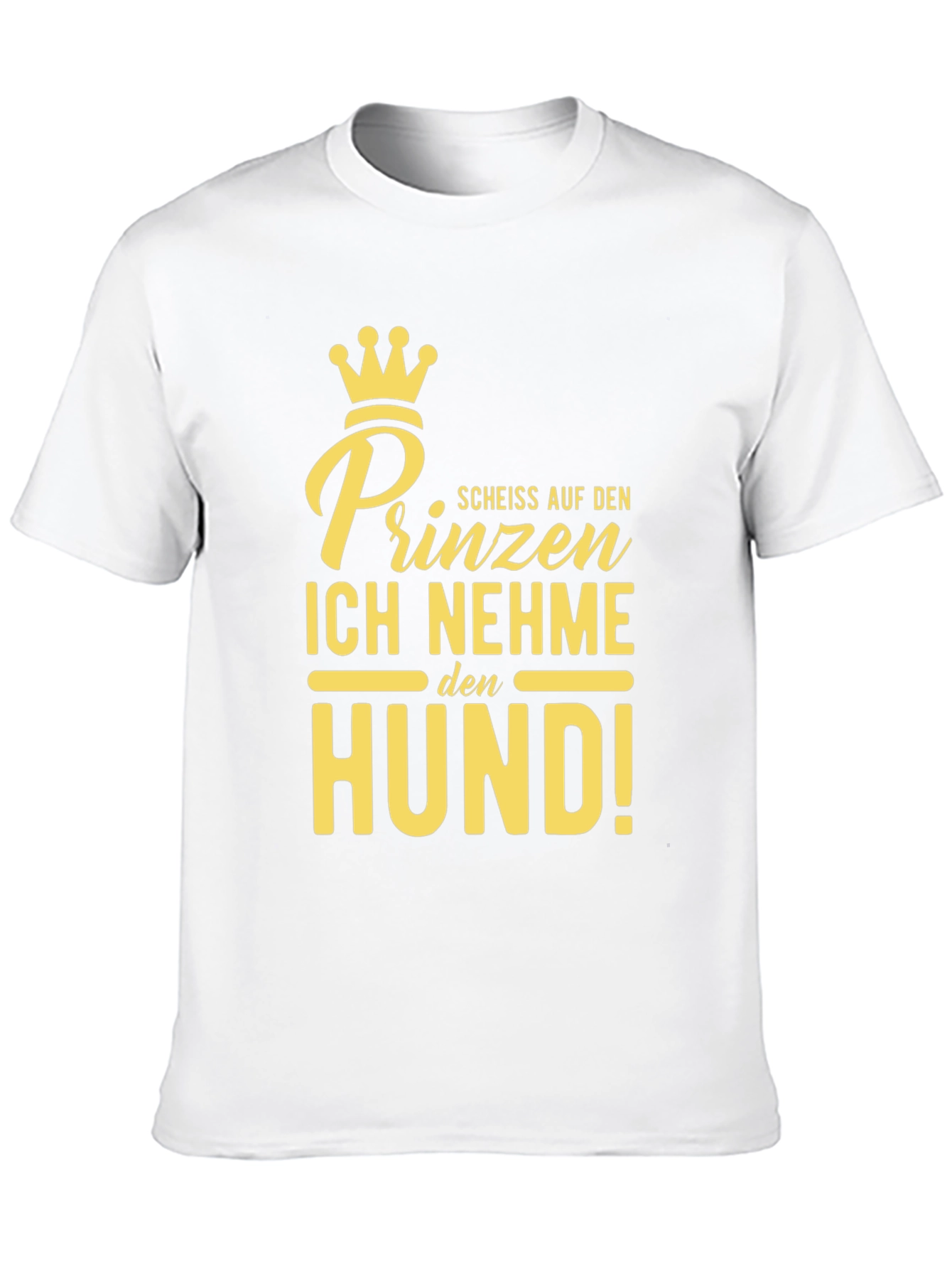 Prince Dog Lover Black T-Shirt
