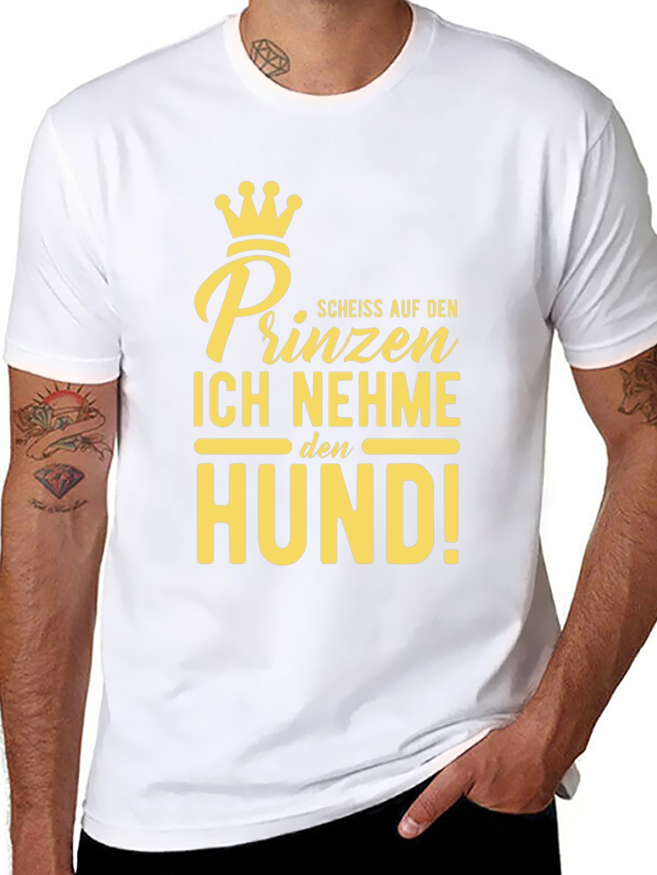Prince Dog Lover Black T-Shirt