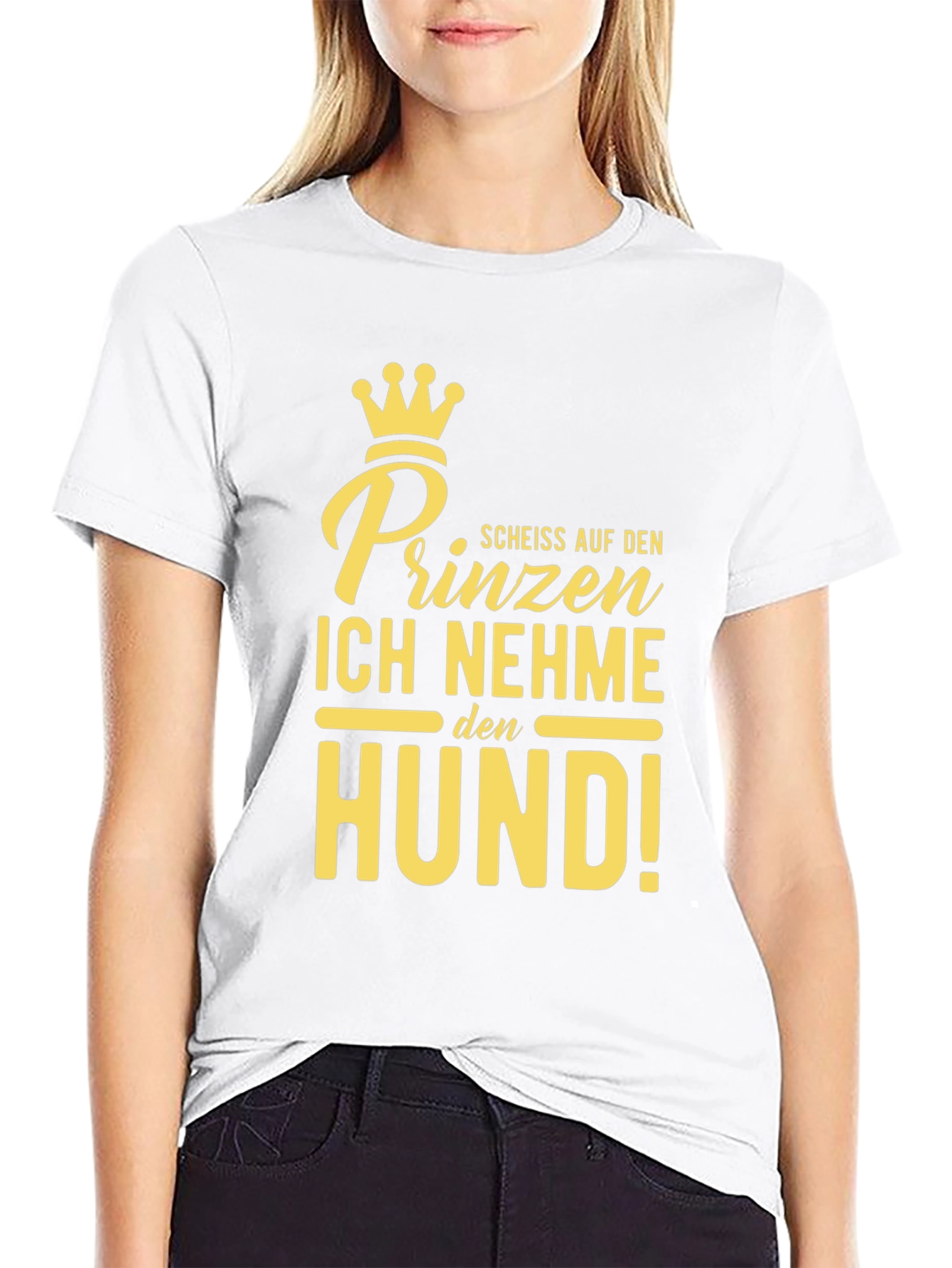 Prince Dog Lover Black T-Shirt