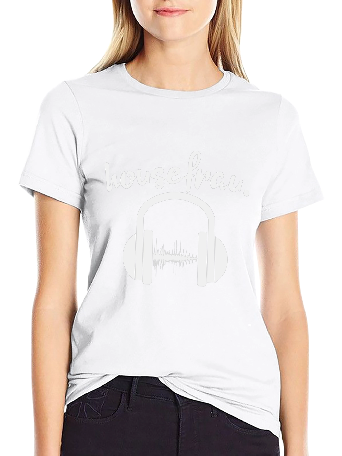 Housefrau Headphone Graphic T-Shirt