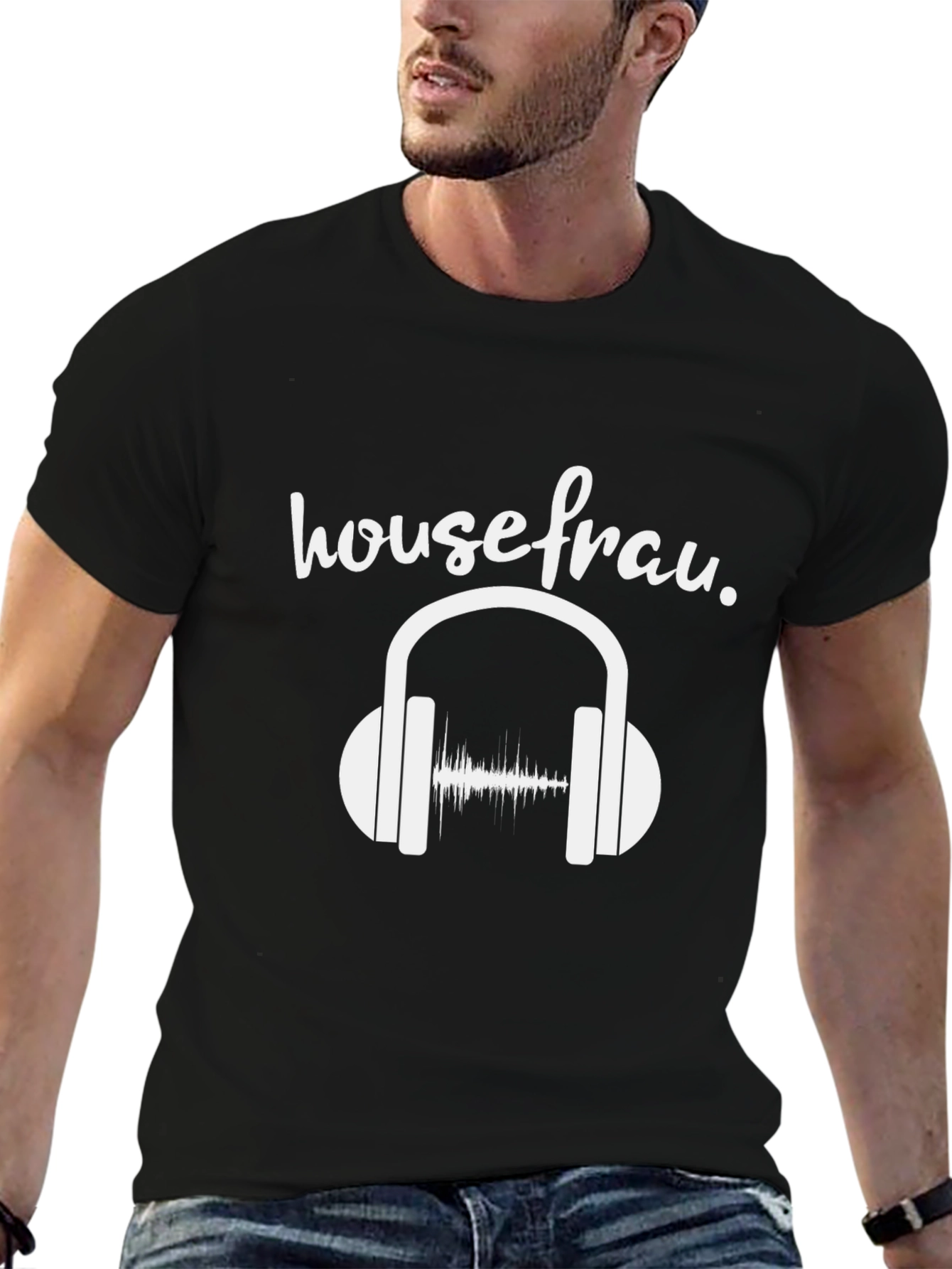 Housefrau Headphone Graphic T-Shirt
